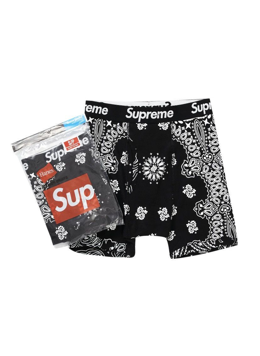 Supreme Supreme Hanes Bandana Boxer Briefs (2 pack) | Grailed