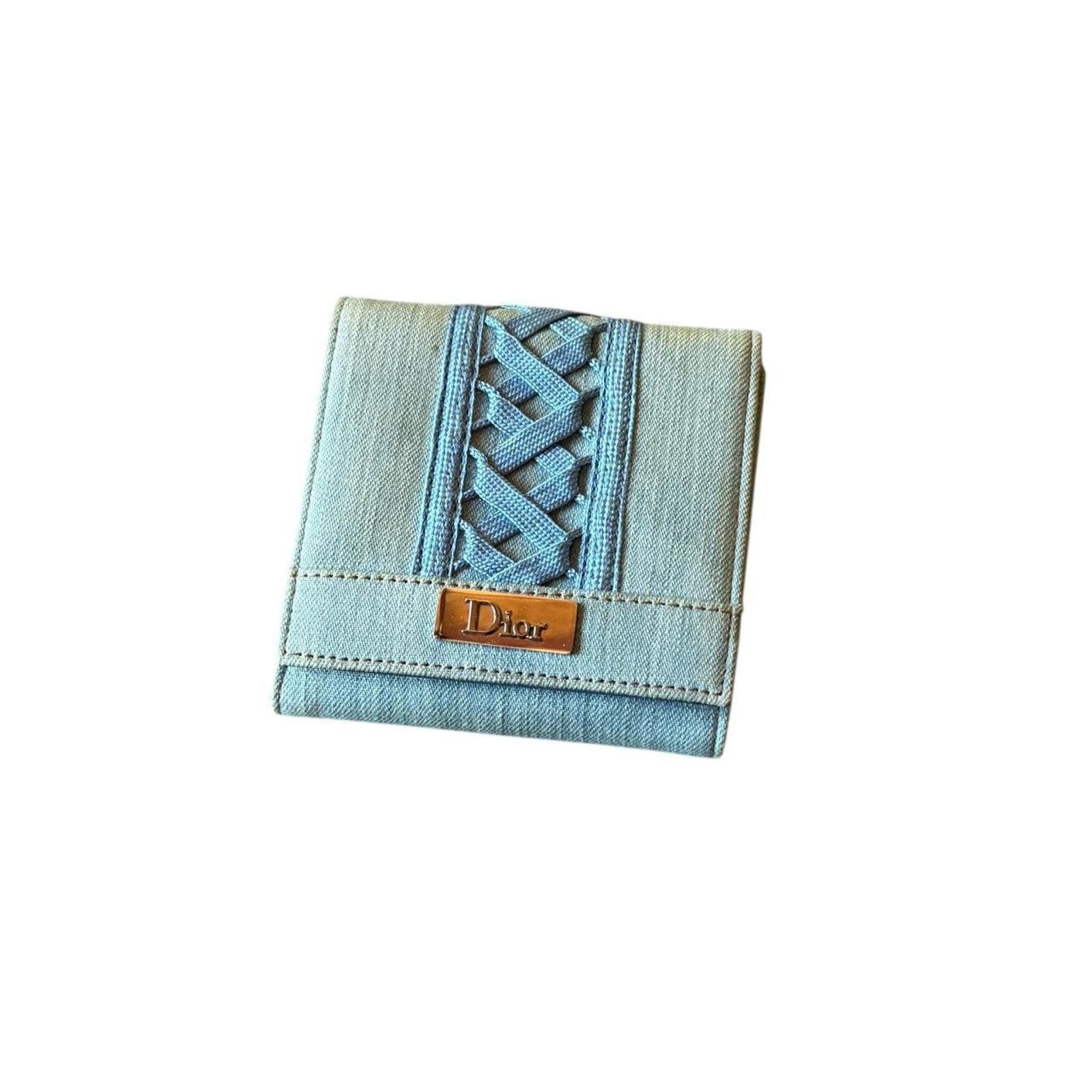 Christian Dior Monsieur christian dior 2000s denim wallet Size ONE SIZE - 2 Thumbnail