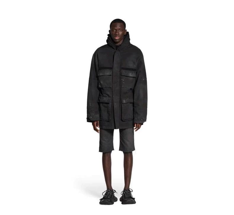 Balenciaga Balenciaga 23 Fall Mud Dye Reversible Eight Pocket Jacket 2 Size US M / EU 48-50 / 2 - 9 Thumbnail