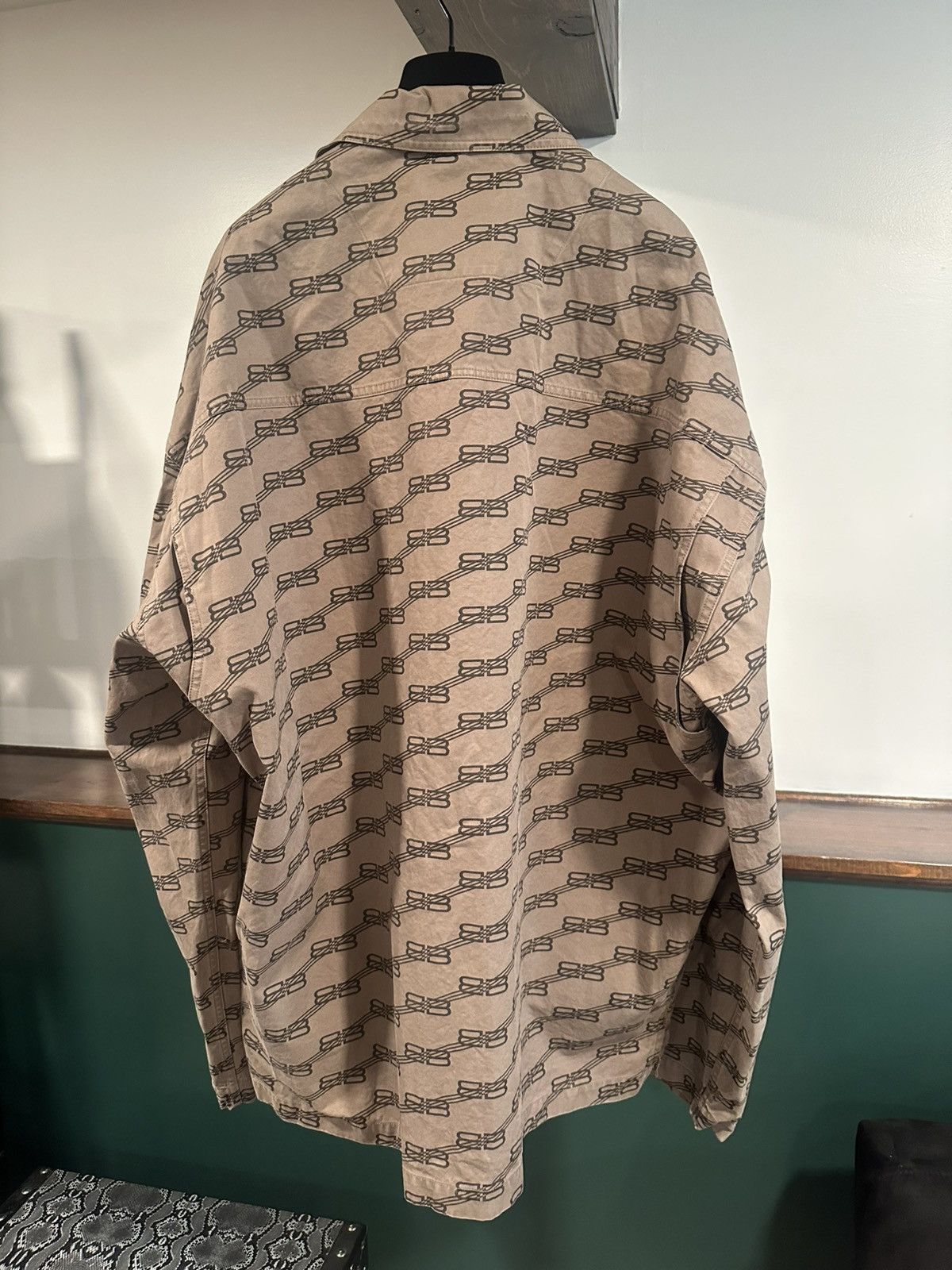 Balenciaga Balenciaga BB Monogram Jacket Size US M / EU 48-50 / 2 - 2 Thumbnail