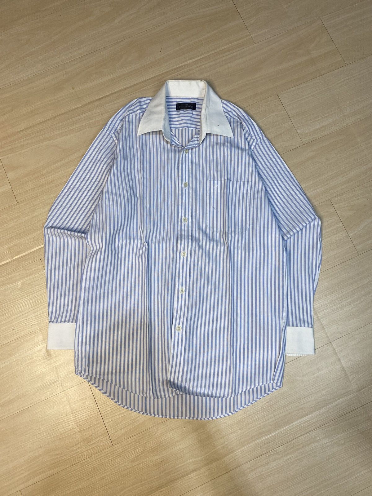 Balenciaga Vintage Balenciaga Button ups Shirt Size US M / EU 48-50 / 2 - 1 Thumbnail