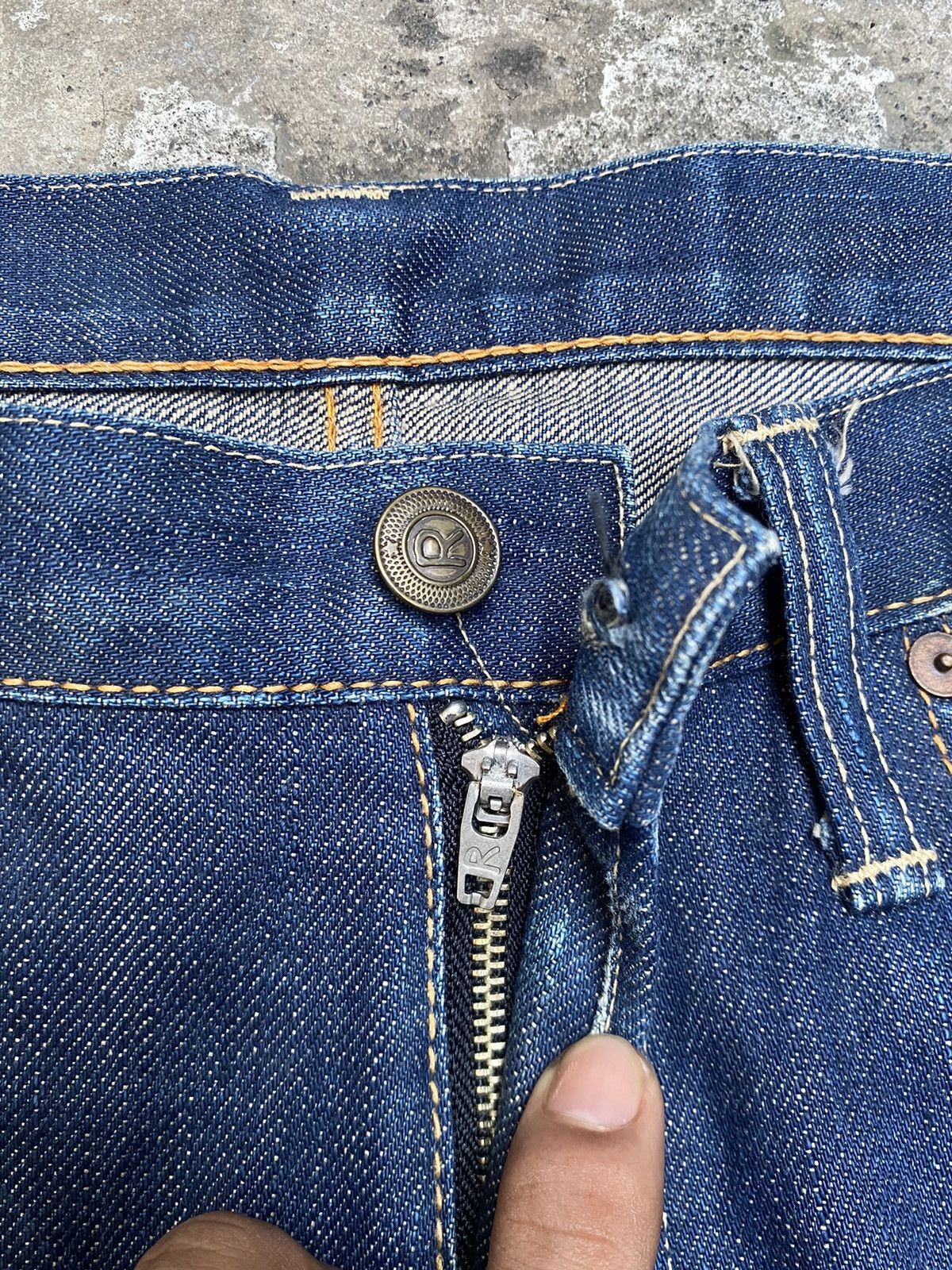 45rpm Distressed 45RPM Selvedge Denim Pants Size US 32 / EU 48 - 5 Thumbnail