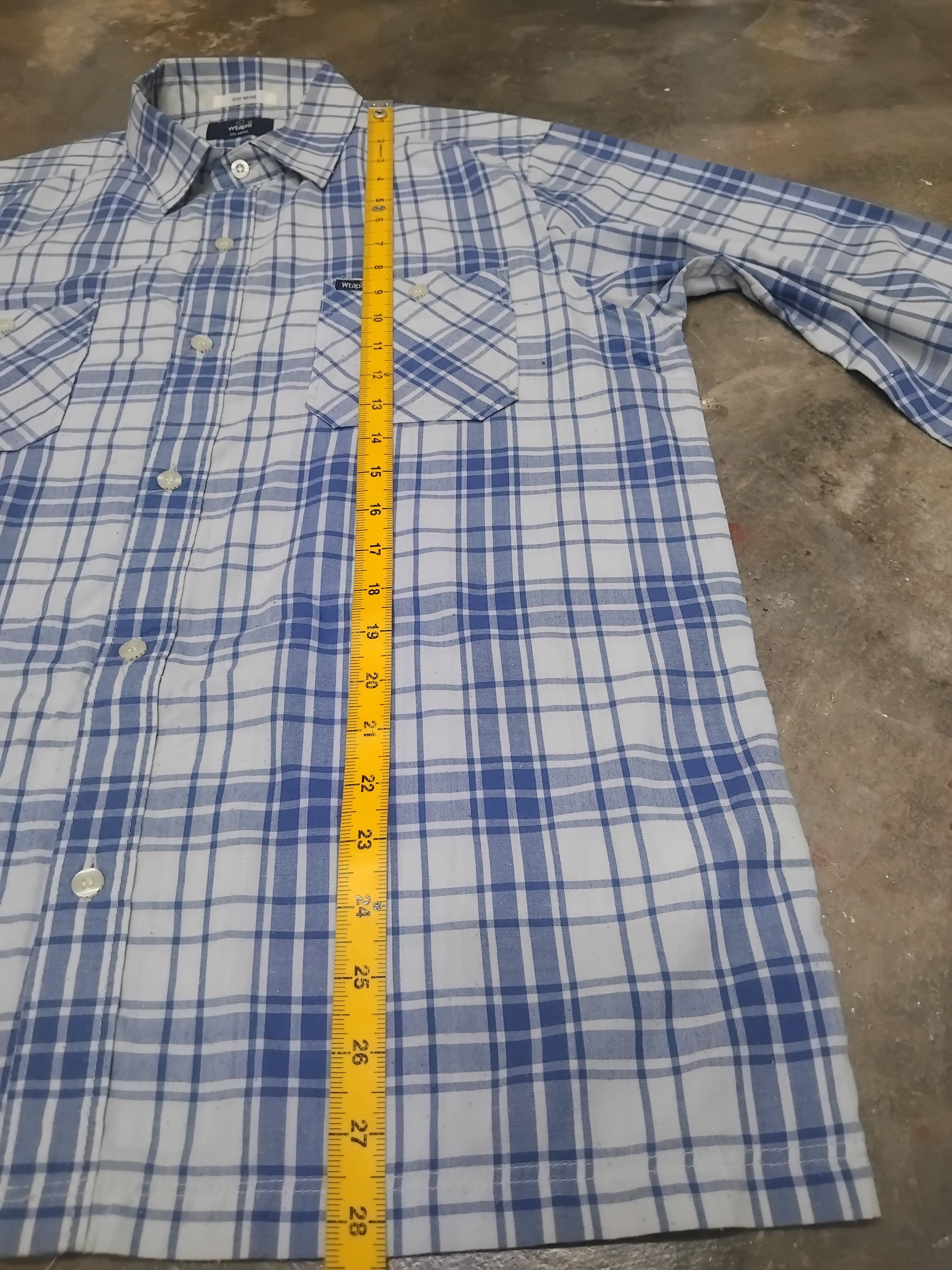 Japanese Brand 💥WTAPS Union L/S Checkered Shirt Size US L / EU 52-54 / 3 - 11 Thumbnail