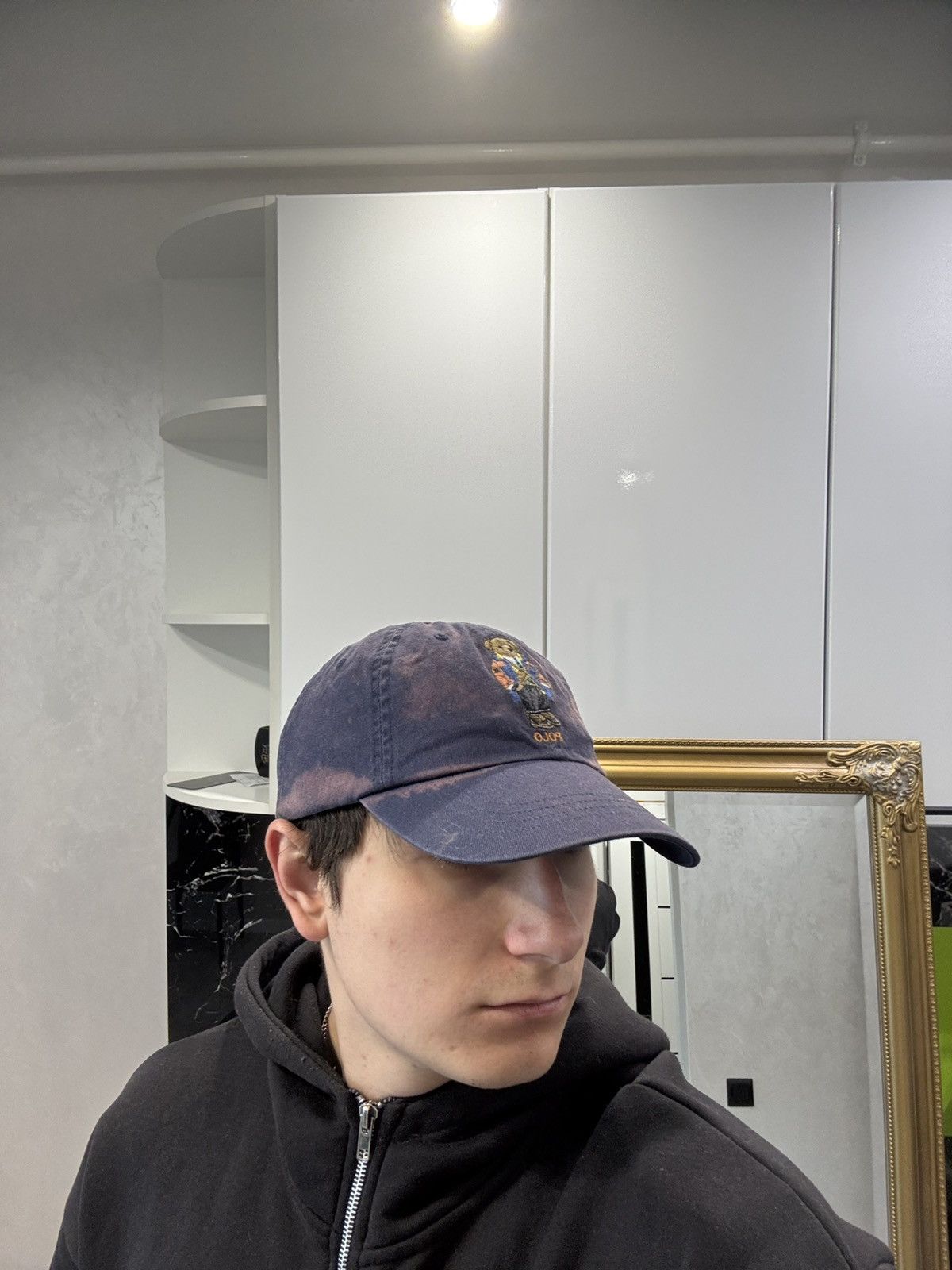 Polo Ralph Lauren 90s Vintage Polo Ralph Lauren Sport Bear Sun Faded Cap Size ONE SIZE - 9 Thumbnail