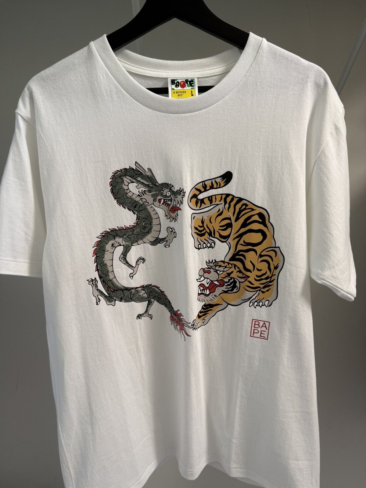 Bape JAPAN CULTURE TIGER AND DRAGON | Grailed