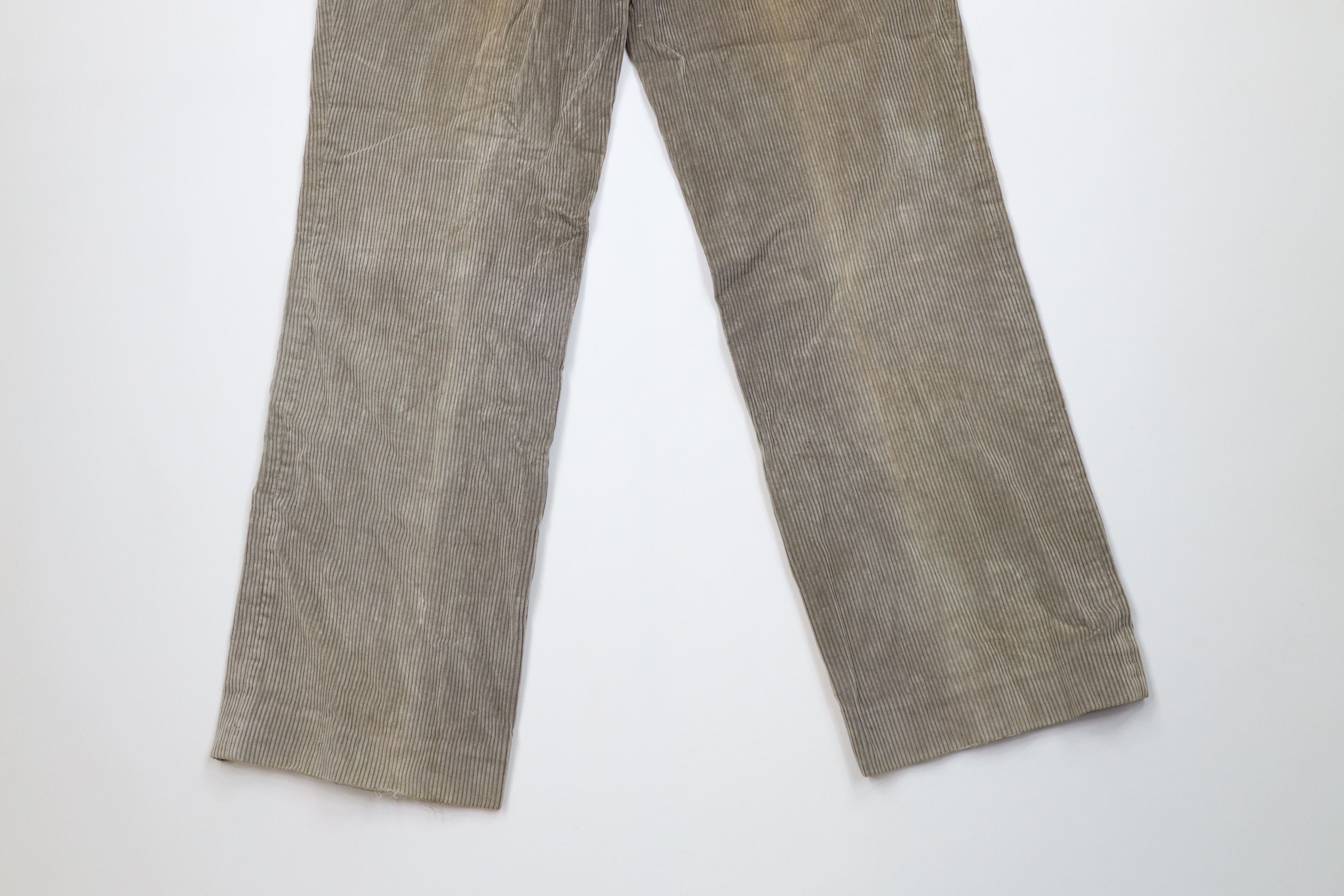 Vintage Vintage 70s Streetwear Wide Leg Corduroy Chino Pants USA Size US 32 / EU 48 - 14 Thumbnail