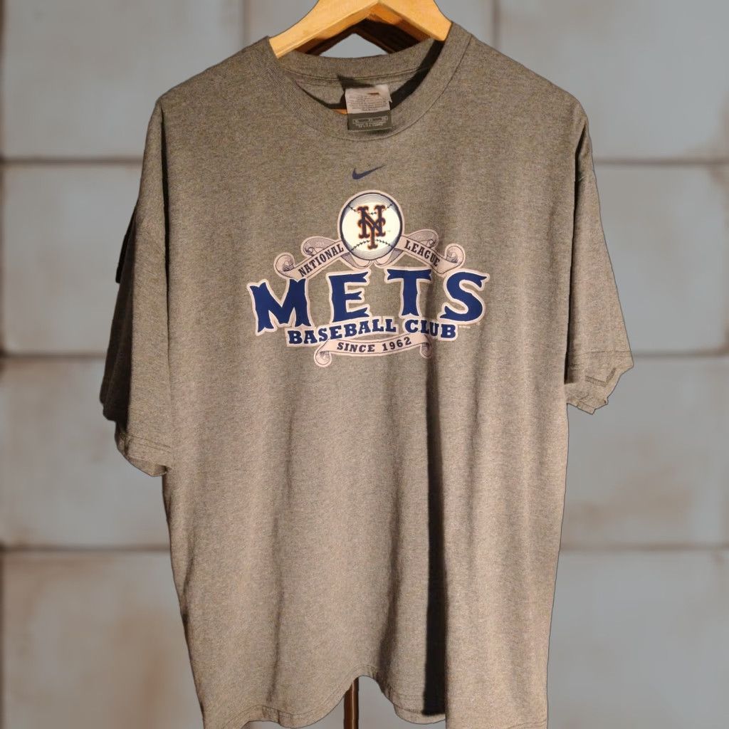 Nike VINTAGE Nike Team White NY Mets T Shirt XL White Mens XL MLB 2005 Century Tag Nike Shirt Size US XL / EU 56 / 4 - 1 Thumbnail