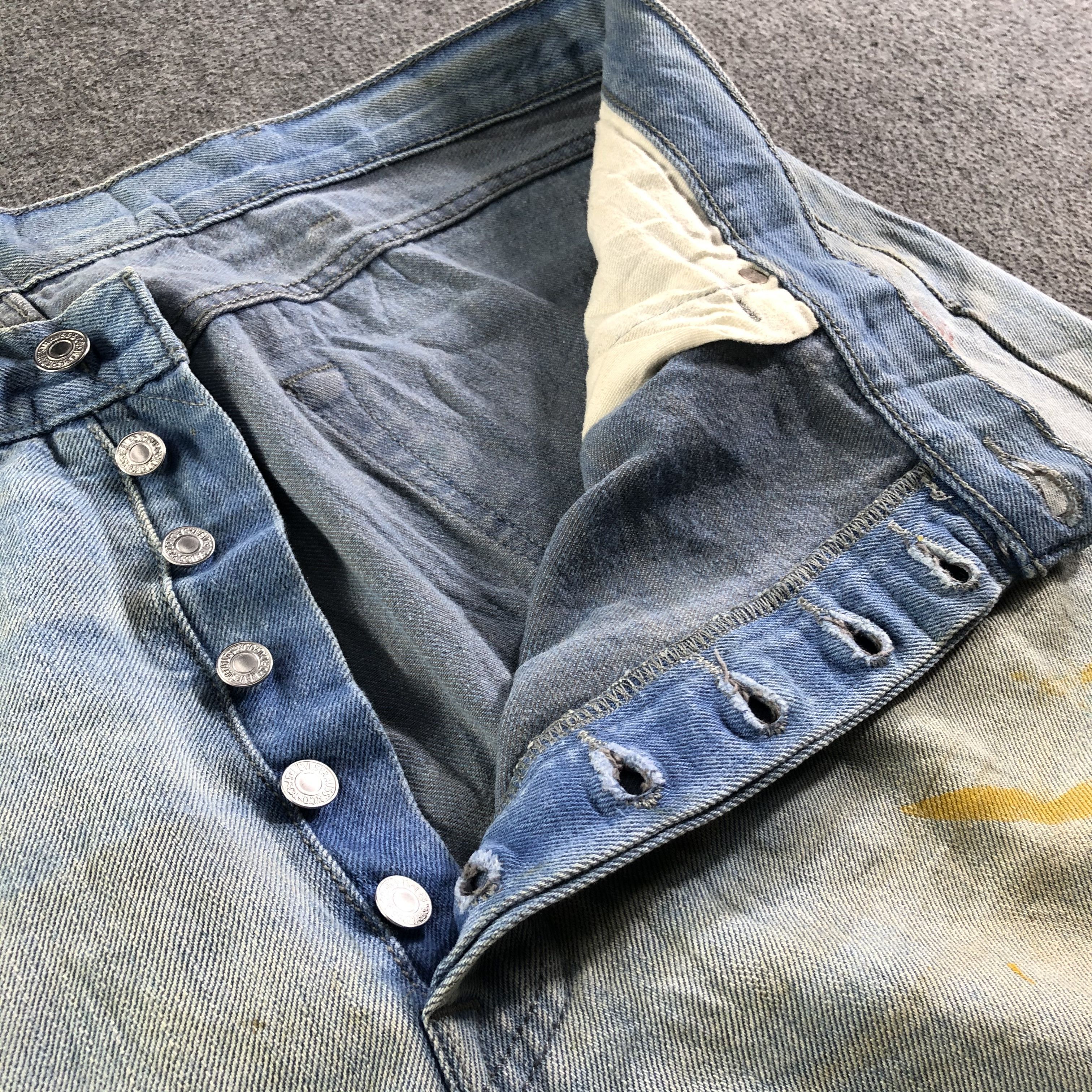 Levi's Vintage Blue Wash Levis 501 Jeans-J4400 Size US 40 / EU 56 - 7 Thumbnail