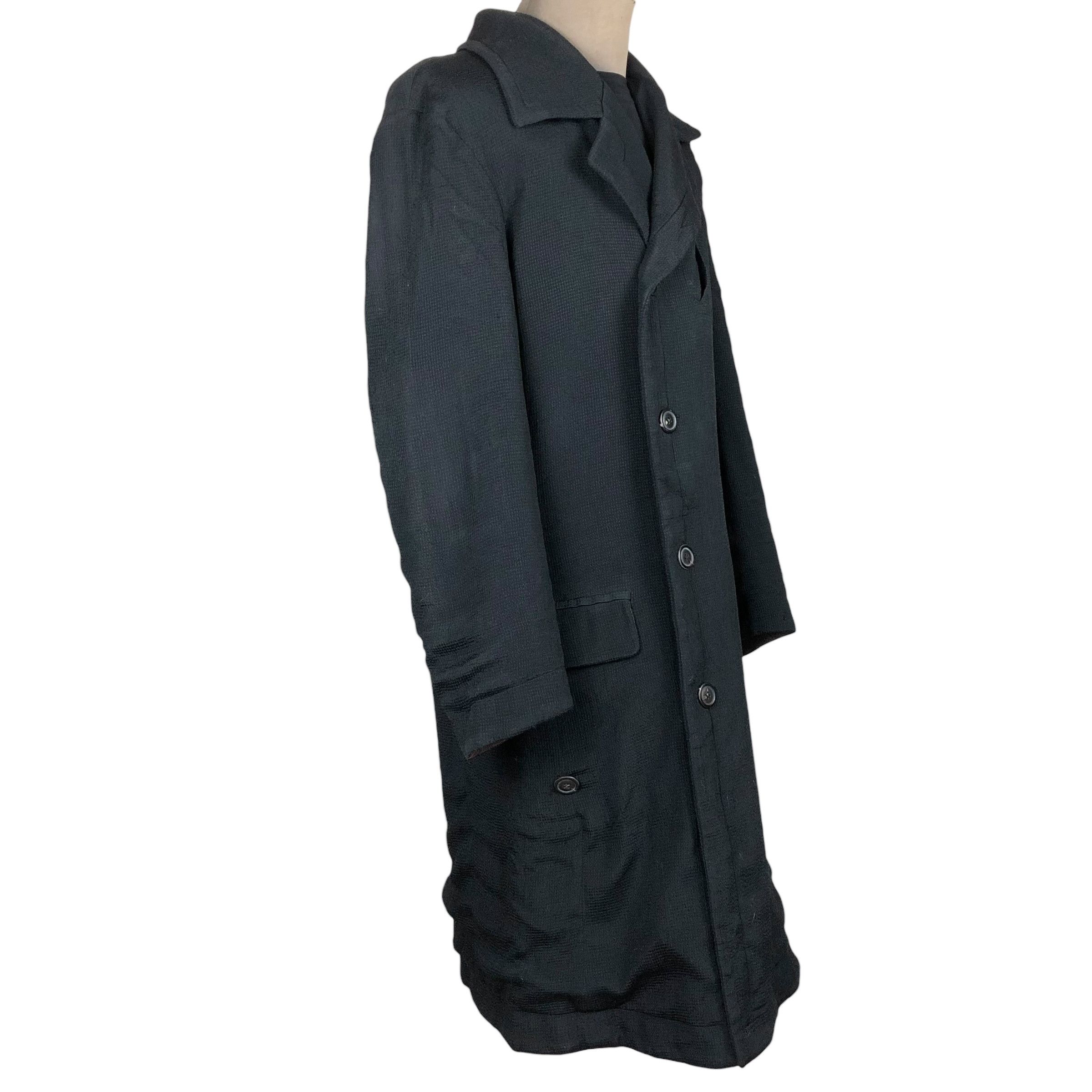 Issey Miyake Vintage Issey Miyake Men A/W 1995 Double Breasted Overcoat Size US L / EU 52-54 / 3 - 5 Thumbnail