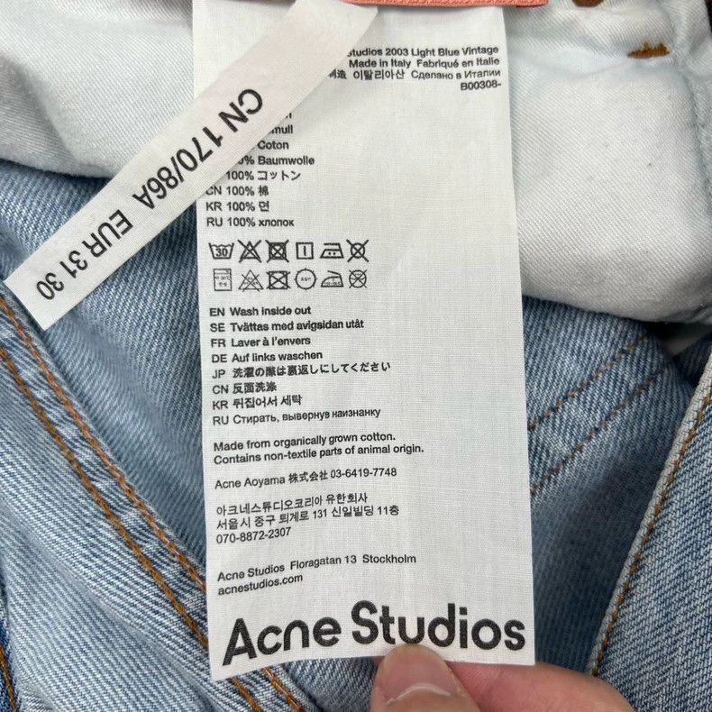 Acne Studios acne studios Light blue washing 2506-Nextarrow Size US 30 / EU 46 - 7 Thumbnail