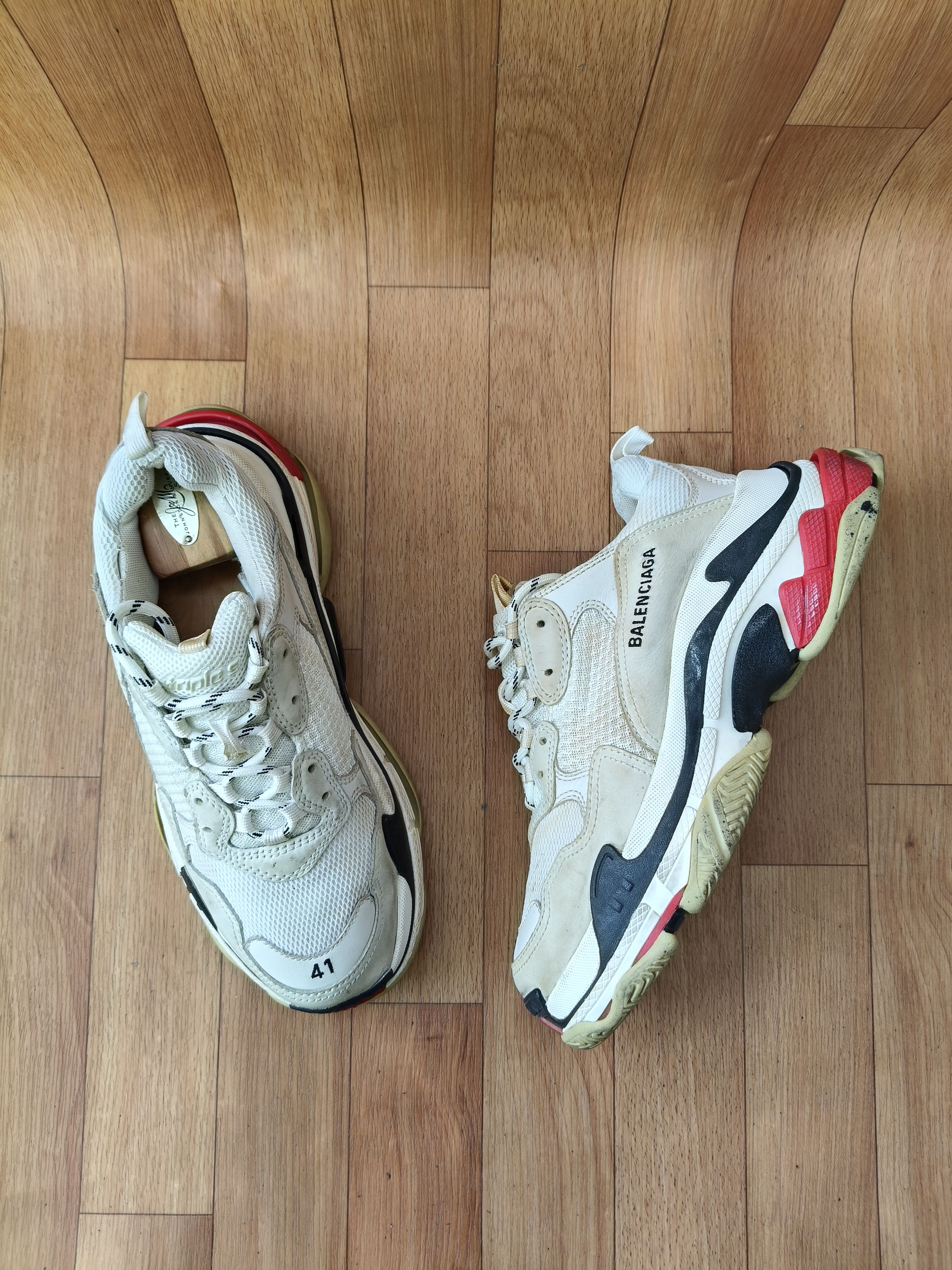 Balenciaga BALENCIAGA TRACK TRIPLE S SNEAKERS Size US 8 / EU 41 - 3 Thumbnail