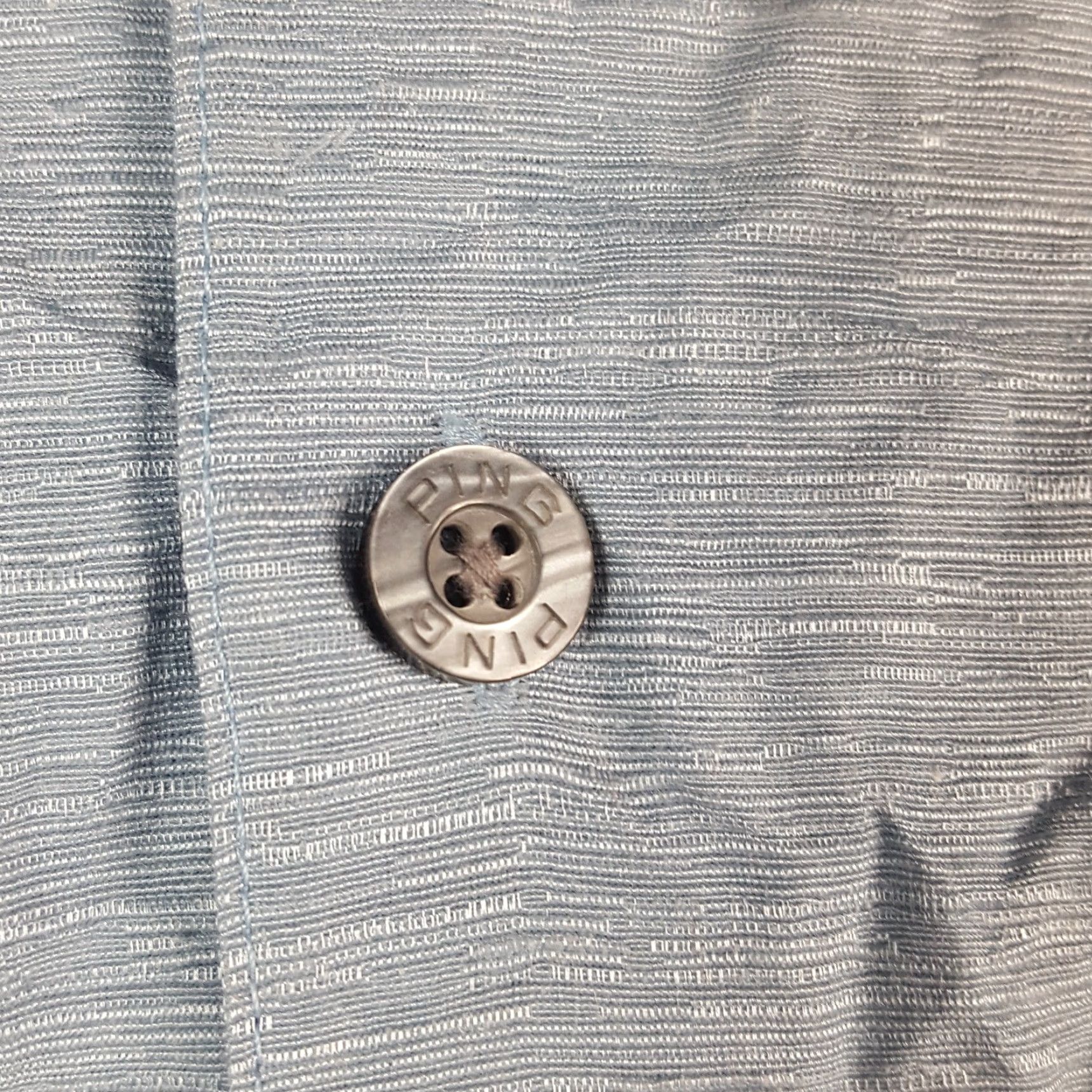 Vintage Ping Silk Breathable Preppy Polo Shirt Big & Tall 4X Blue Collar Button South casual Workwear 90s Vintage Mens Polo Size US XXL / EU 58 / 5 - 5 Thumbnail