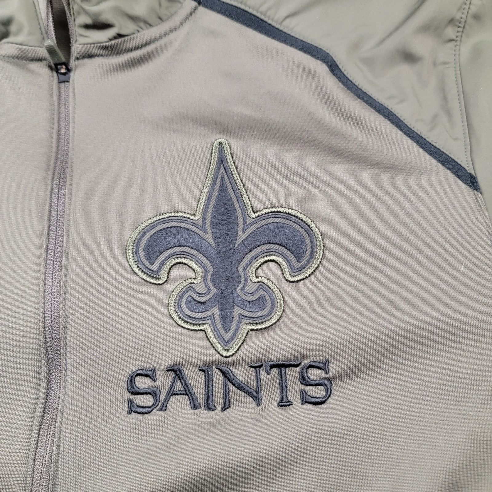 NFL Nike New Orleans Saints Salute to Service Zip Up Sz S (561) Size US S / EU 44-46 / 1 - 3 Thumbnail