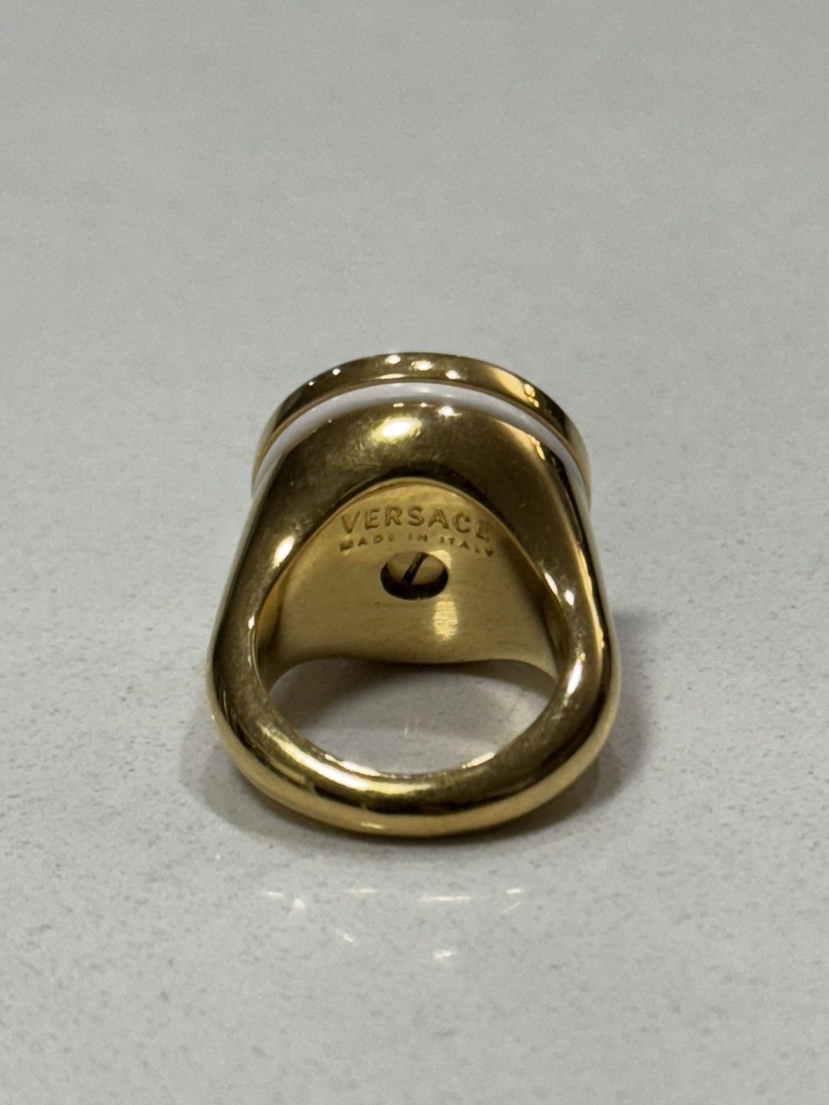 Versace Versace Medusa enamel ring Size ONE SIZE - 7 Thumbnail