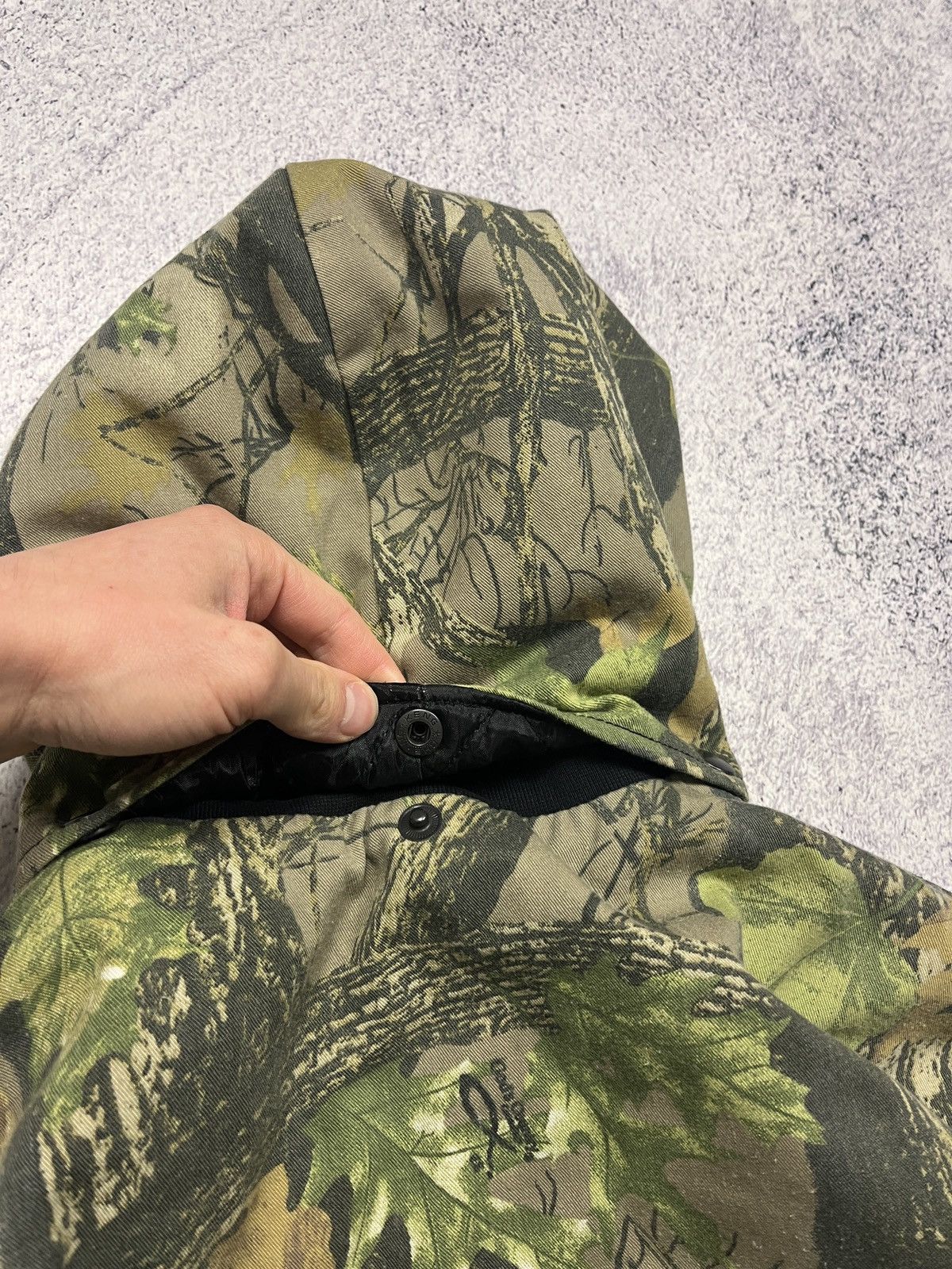 Realtree × Vintage Crazy Vintage Y2K Realtree Camo Hooded Jacket Carhartt Style Size US M / EU 48-50 / 2 - 18 Thumbnail