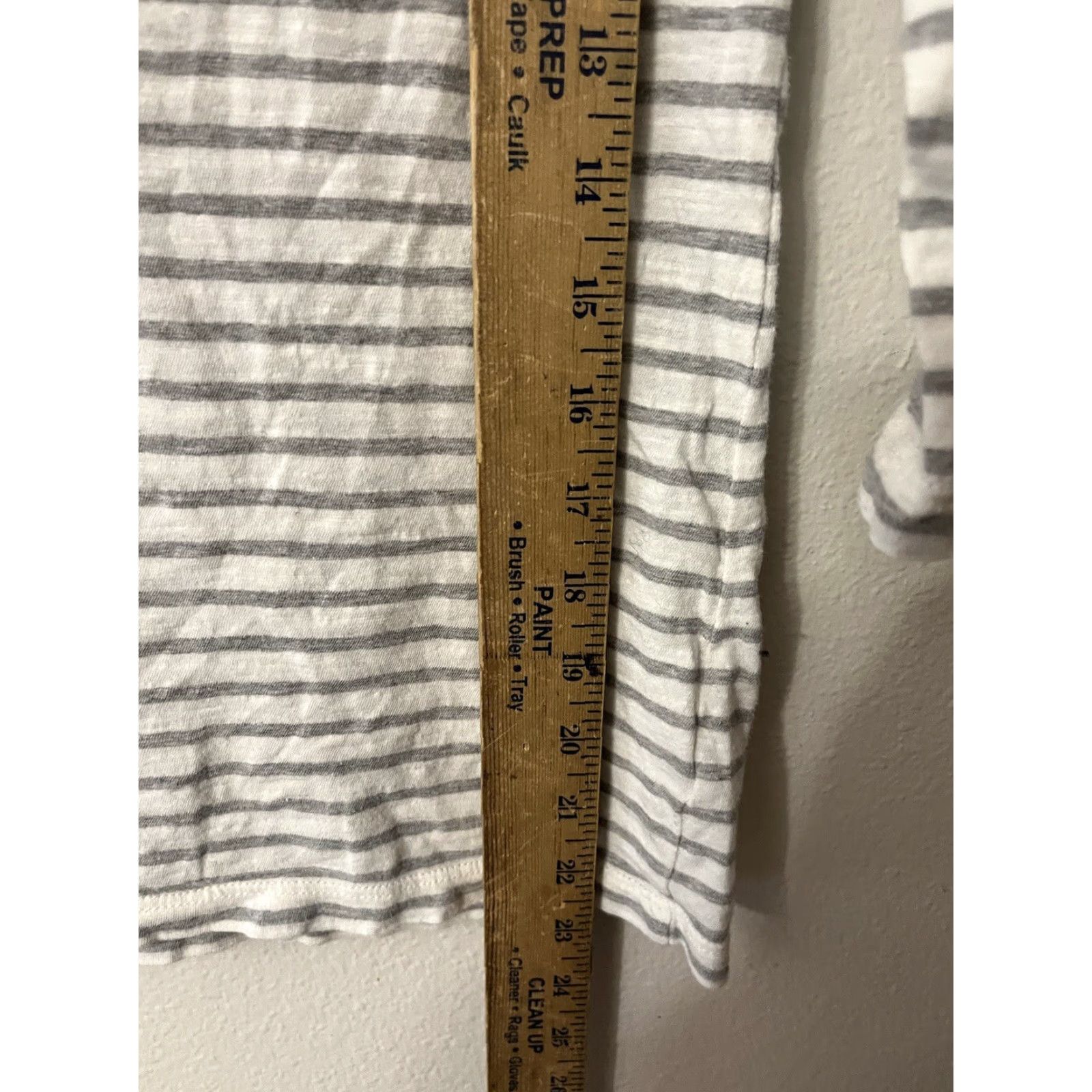 Loft Loft T-Shirt Striped Crewneck 3/4 Sleeve Medium White Womens Casual Sleeve Graphic Vintage No Size M / US 6-8 / IT 42-44 - 4 Thumbnail