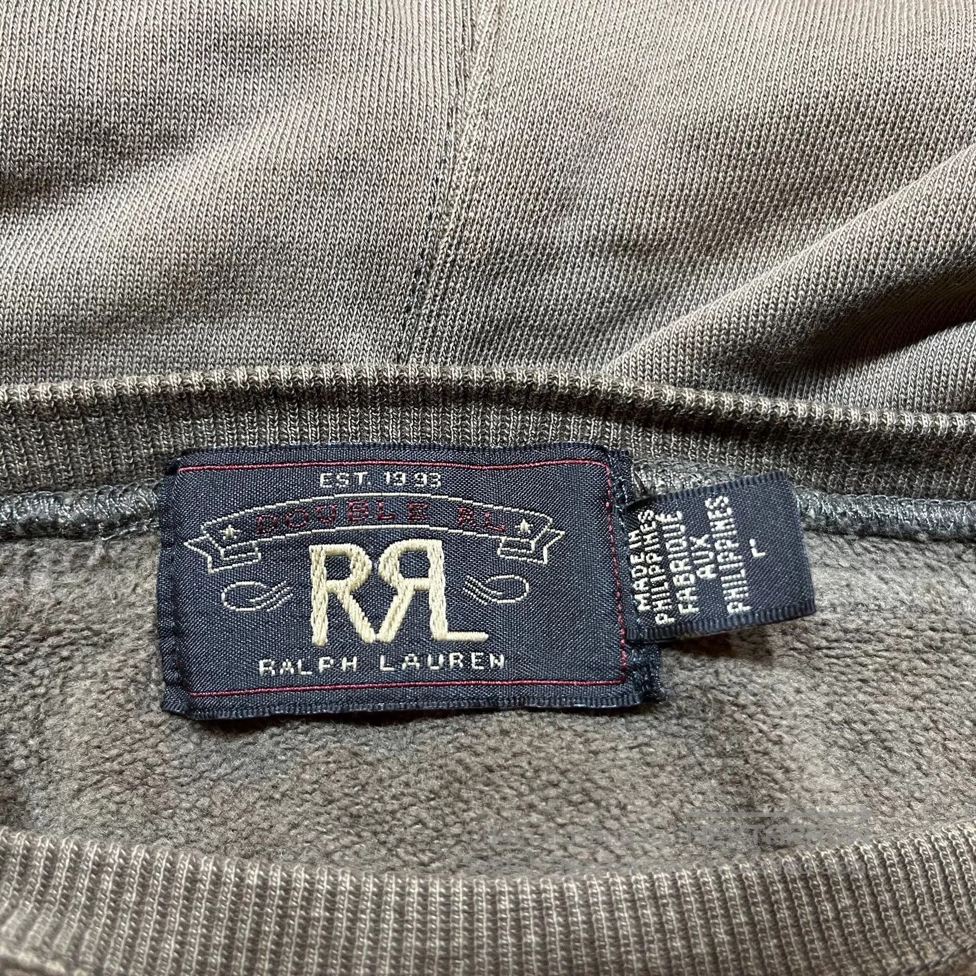RRL Ralph Lauren classic rrl logo hoodie by ralph lauren. Size US L / EU 52-54 / 3 - 3 Thumbnail