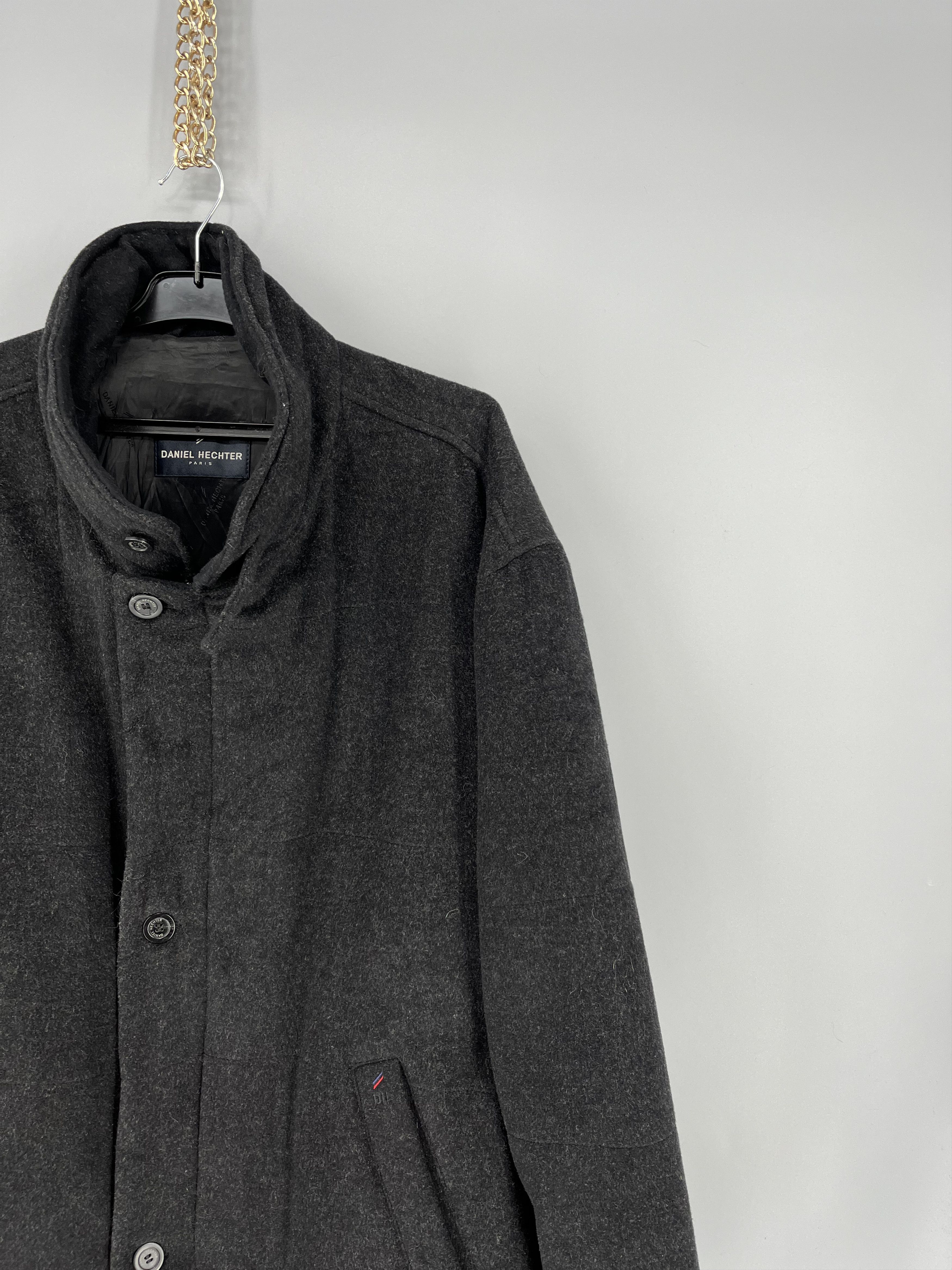 Daniel Hechter Daniel Hechter Mens 48 XL Zip Up Jacket Cashmere Coat Jacket Size US XL / EU 56 / 4 - 5 Thumbnail