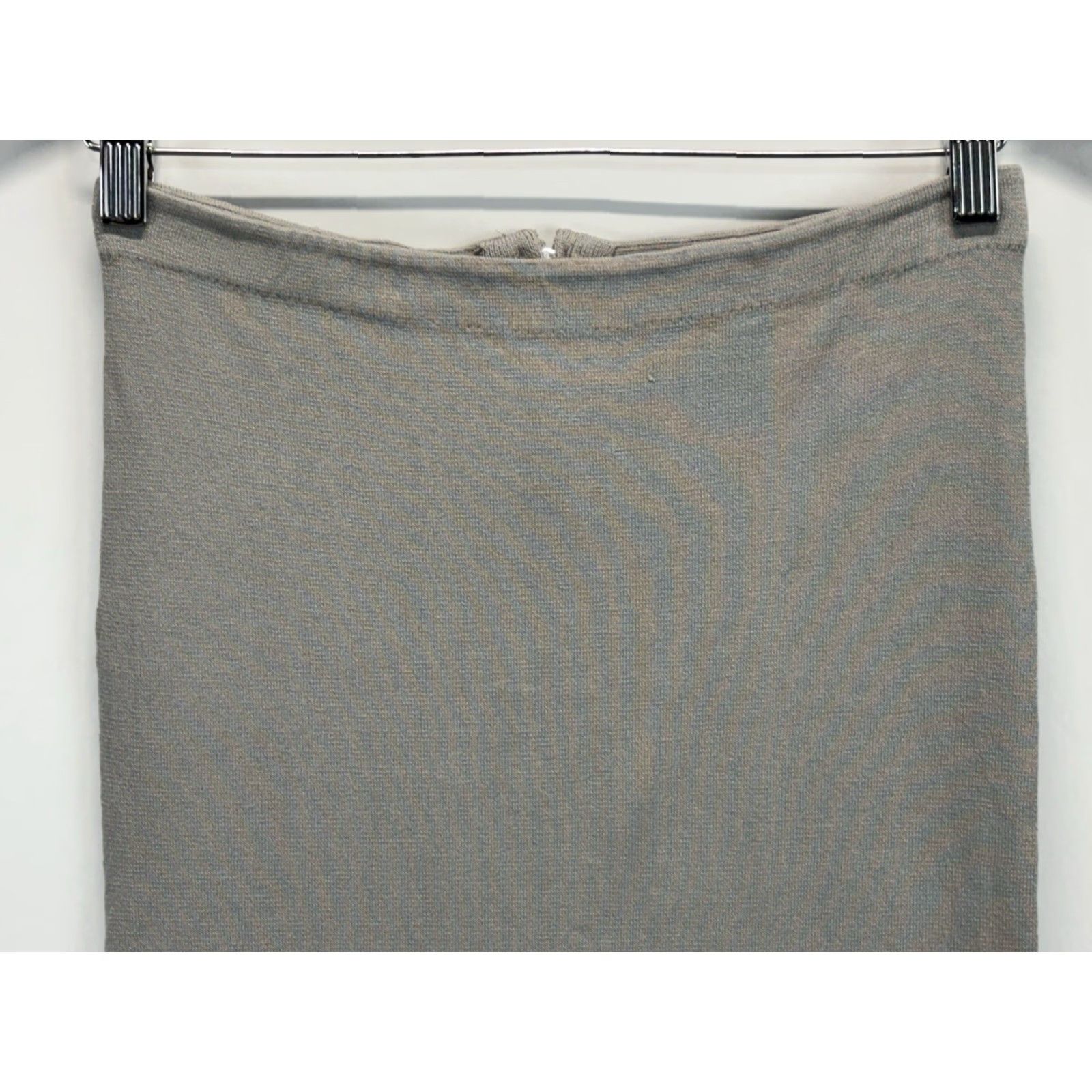 Zara Zara Knit Maxi Pencil Skirt Women’s M Grey Stretch Casual Hipster Minimalist Skirt Regular Long Womens Size 32" / US 10 / IT 46 - 2 Thumbnail