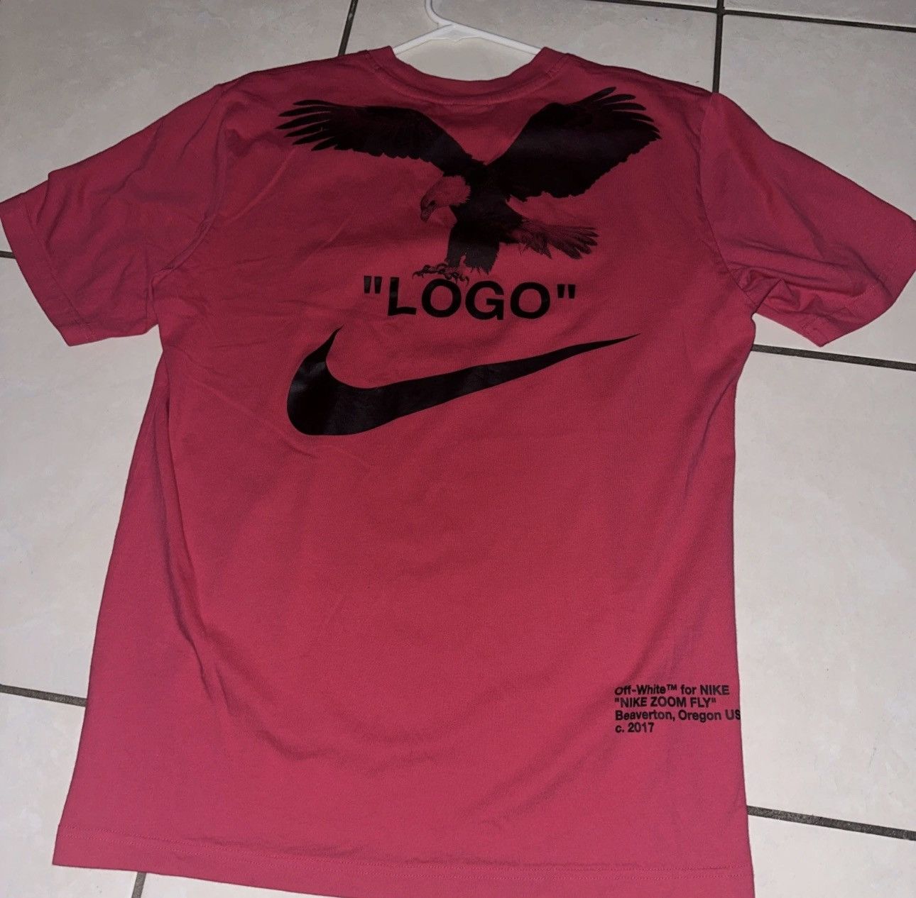 Nike Nike Labs x Off White Zoom Fly Graphic Print T Shirt Size US M / EU 48-50 / 2 - 1 Thumbnail