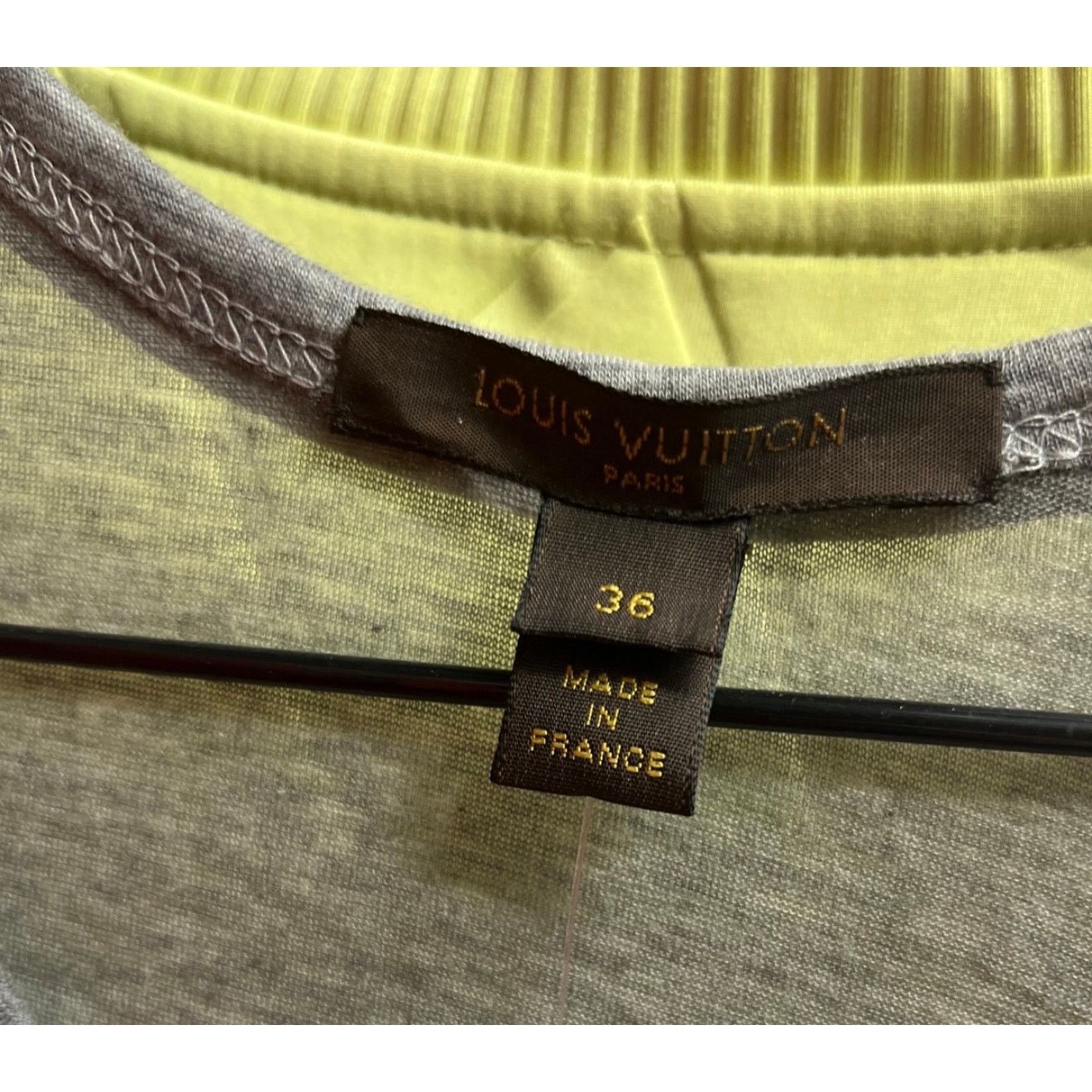 Louis Vuitton Louis Vuitton Gray Pleated Tank Top - Size 36/S Size XS / US 0-2 / IT 36-38 - 6 Thumbnail