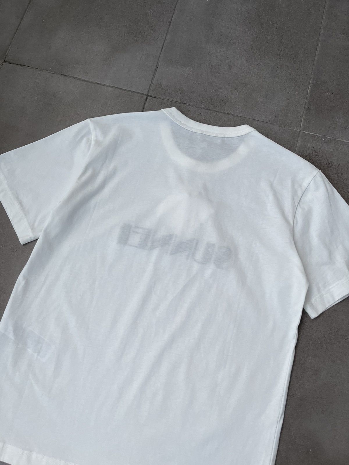 Sunnei !DS! SS23 Sunnei Logo Embroidered Classic White T-Shirt Size US S / EU 44-46 / 1 - 16 Thumbnail