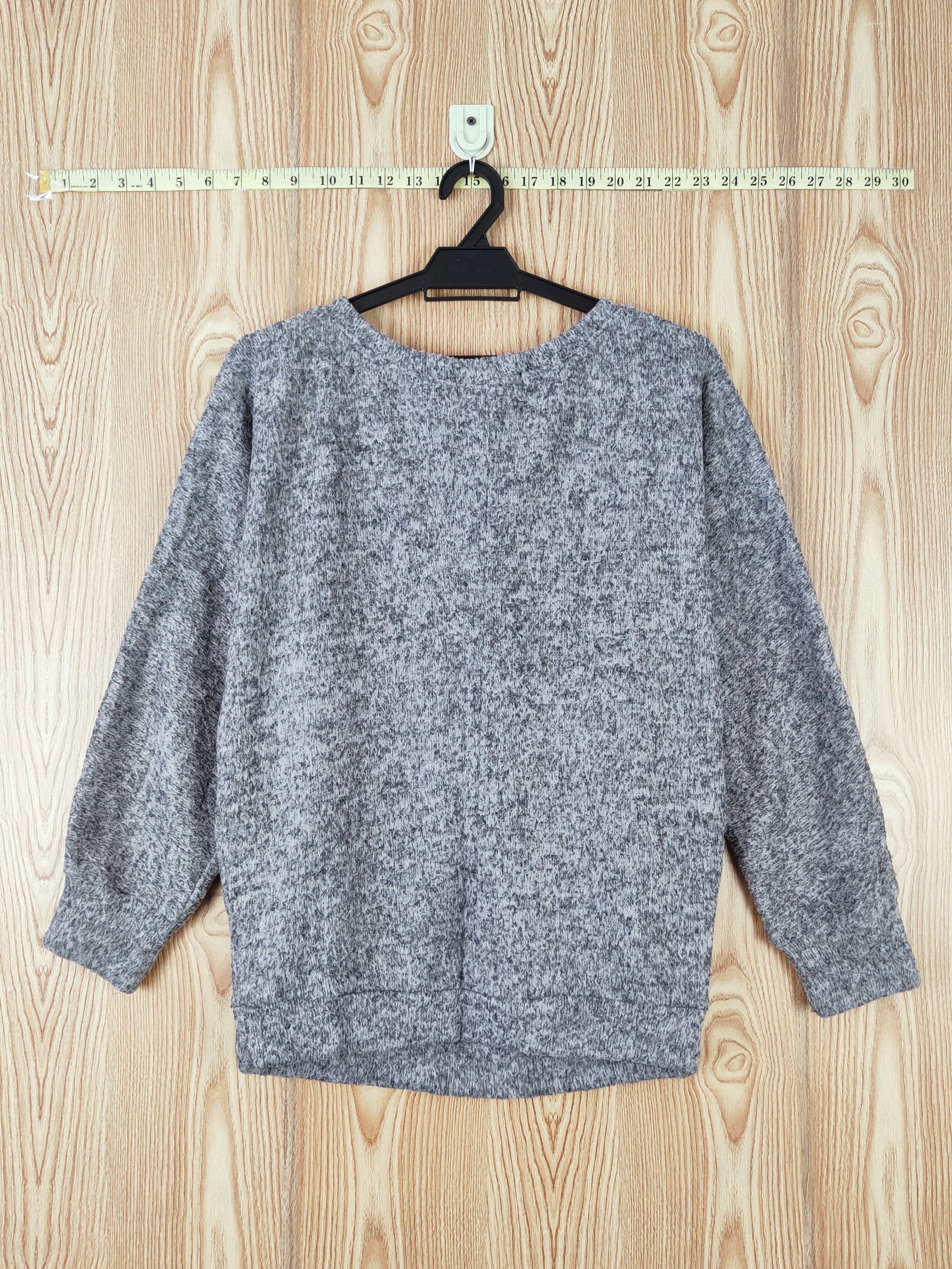 Homespun Knitwear × Japanese Brand × Vintage Cecil McBee Gray Knitwear Sweatshirts #W879 Size M / US 6-8 / IT 42-44 - 7 Thumbnail