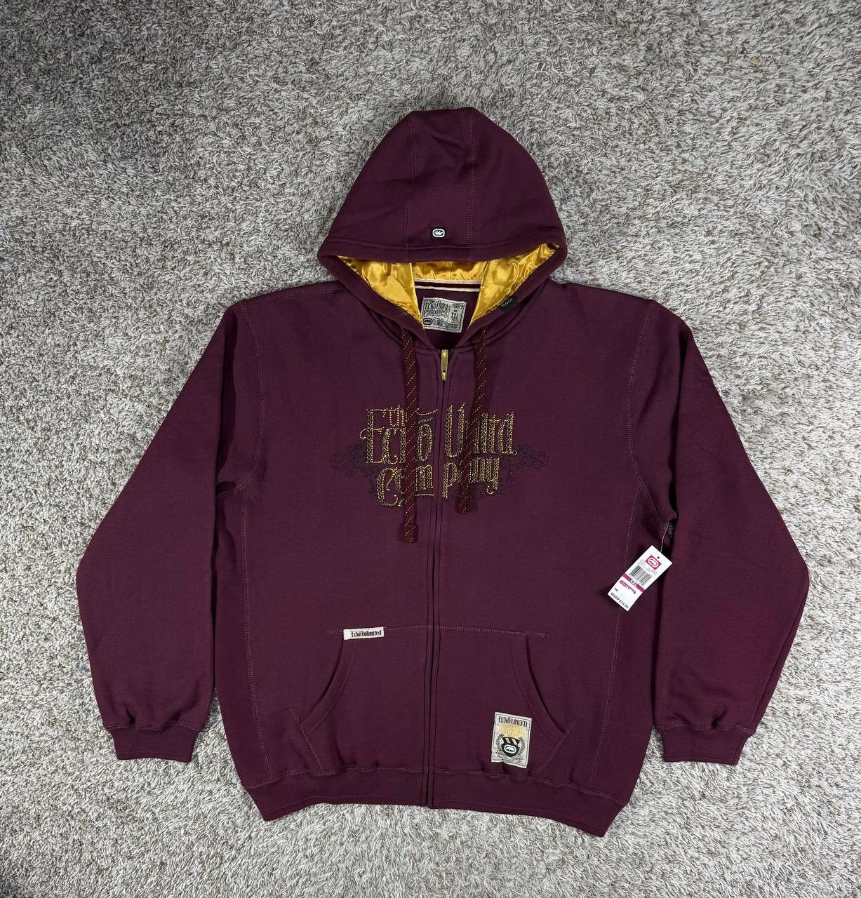 Ecko Unltd. Ecko Unltd Y2K Full Zip Hoodie Studded Logo Vintage Hip Hop Size US XXL / EU 58 / 5 - 1 Thumbnail