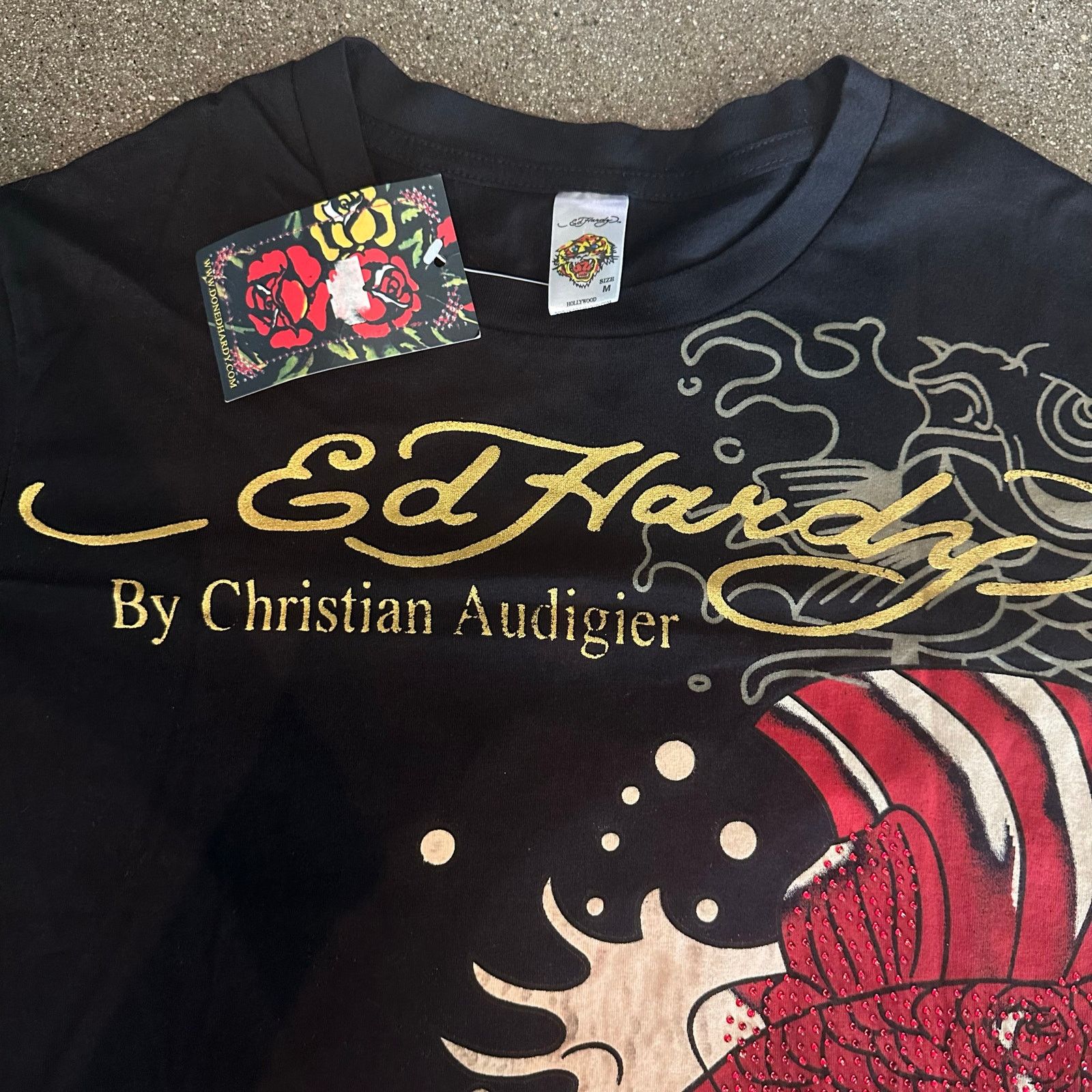 Ed Hardy ed hardy by christian audigier koi fish graphic tee shirt Size US M / EU 48-50 / 2 - 3 Thumbnail