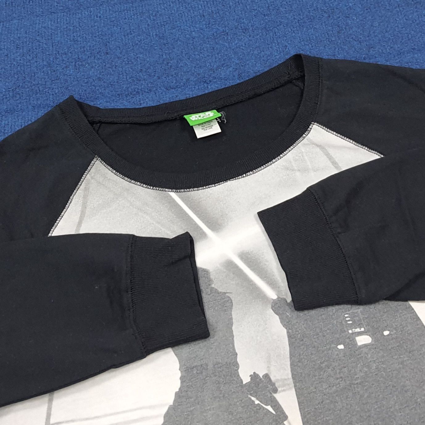 Star Wars Vintage Star Wars Movie Graphic Raglan Sweatshirt C296N1 Size US M / EU 48-50 / 2 - 4 Thumbnail