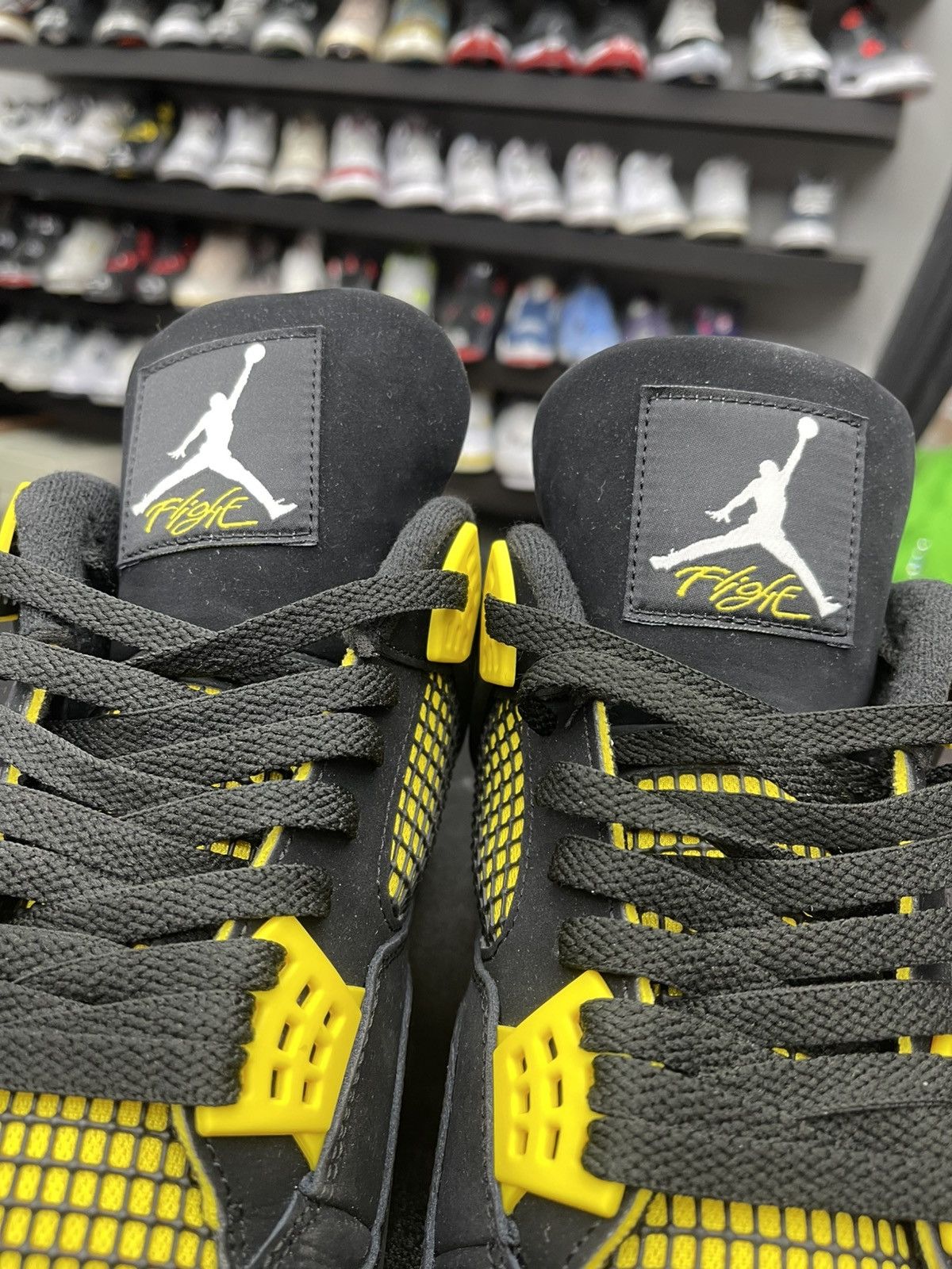 Jordan Brand Size 13 - Jordan 4 Retro Yellow Thunder Size US 13 / EU 46 - 6 Thumbnail