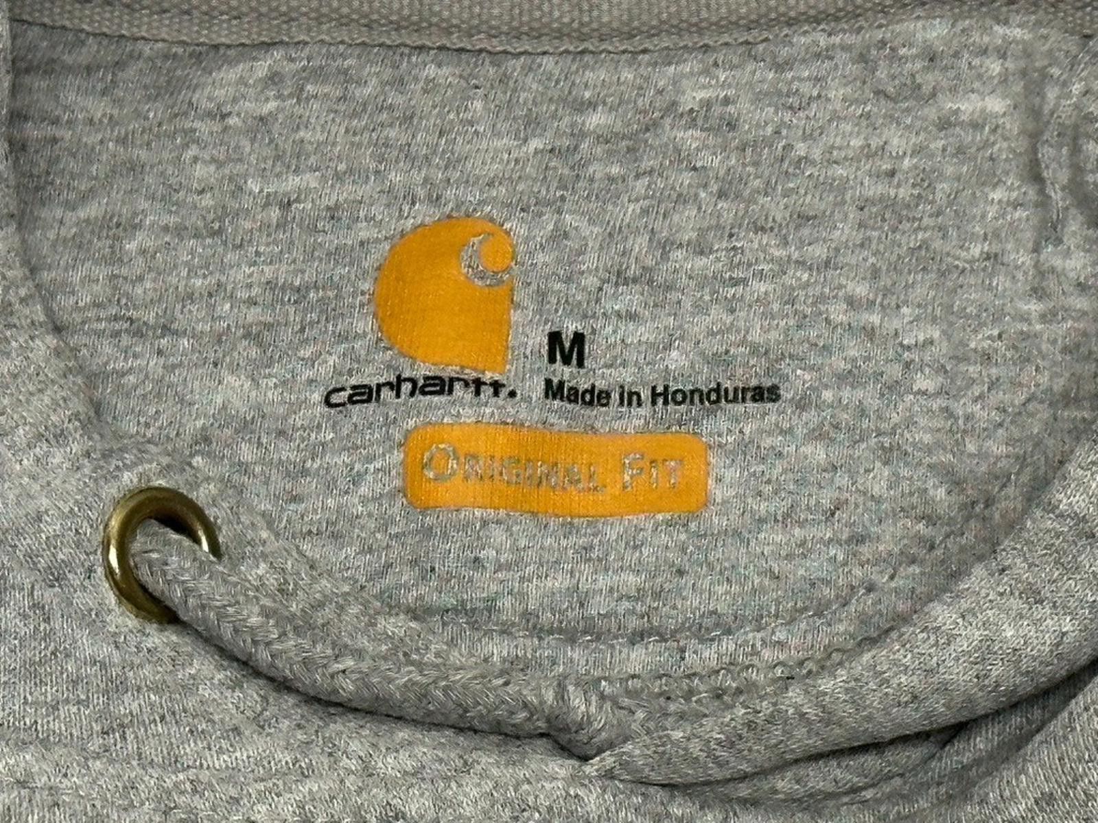 Carhartt Carhartt Unisex Gray Medium Original Fit Long Sleeve Hoodie Size US M / EU 48-50 / 2 - 10 Thumbnail