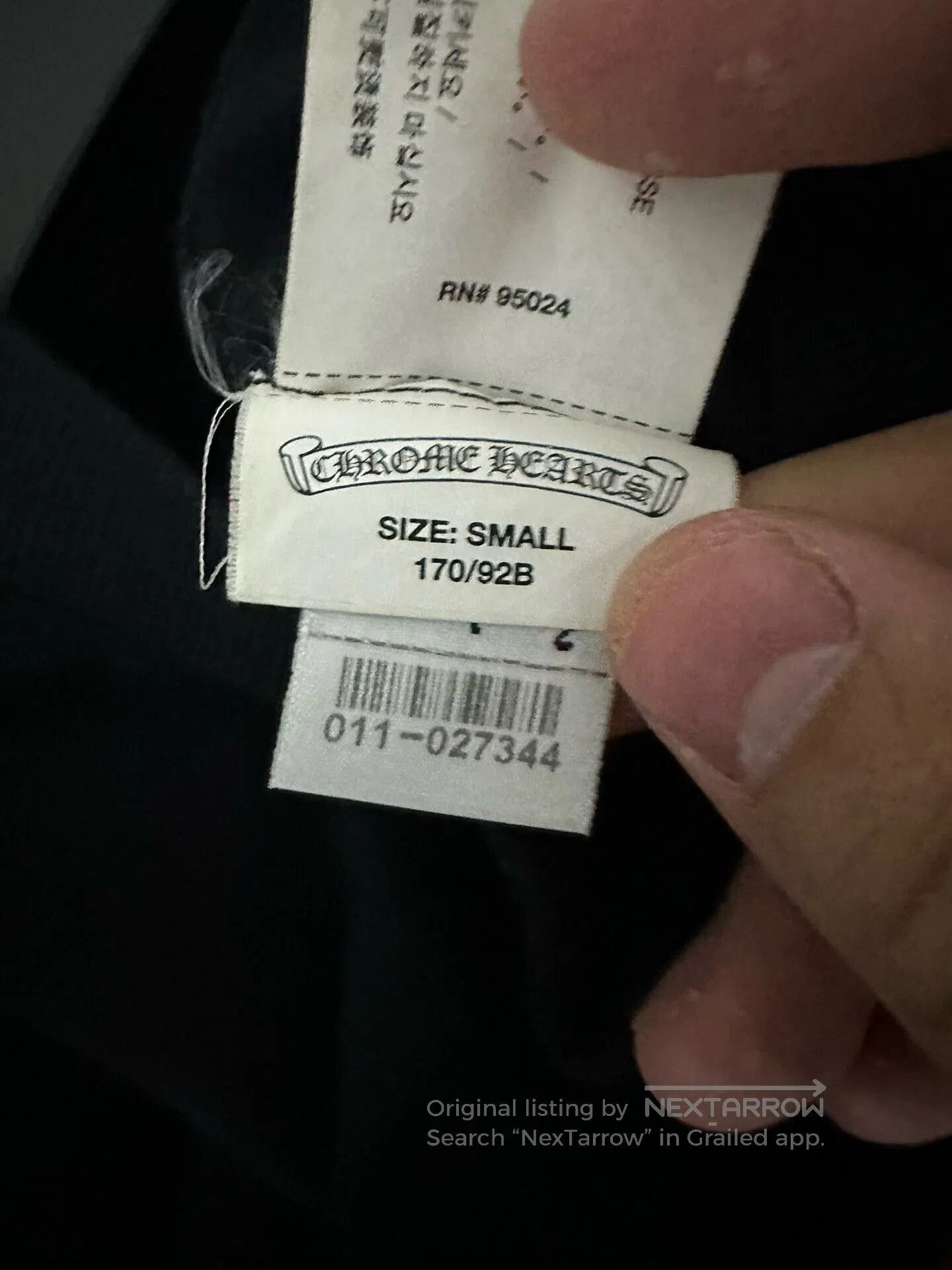 Chrome Hearts Chrome Hearts Long Sleeve Black Shirt. Size US S / EU 44-46 / 1 - 6 Thumbnail