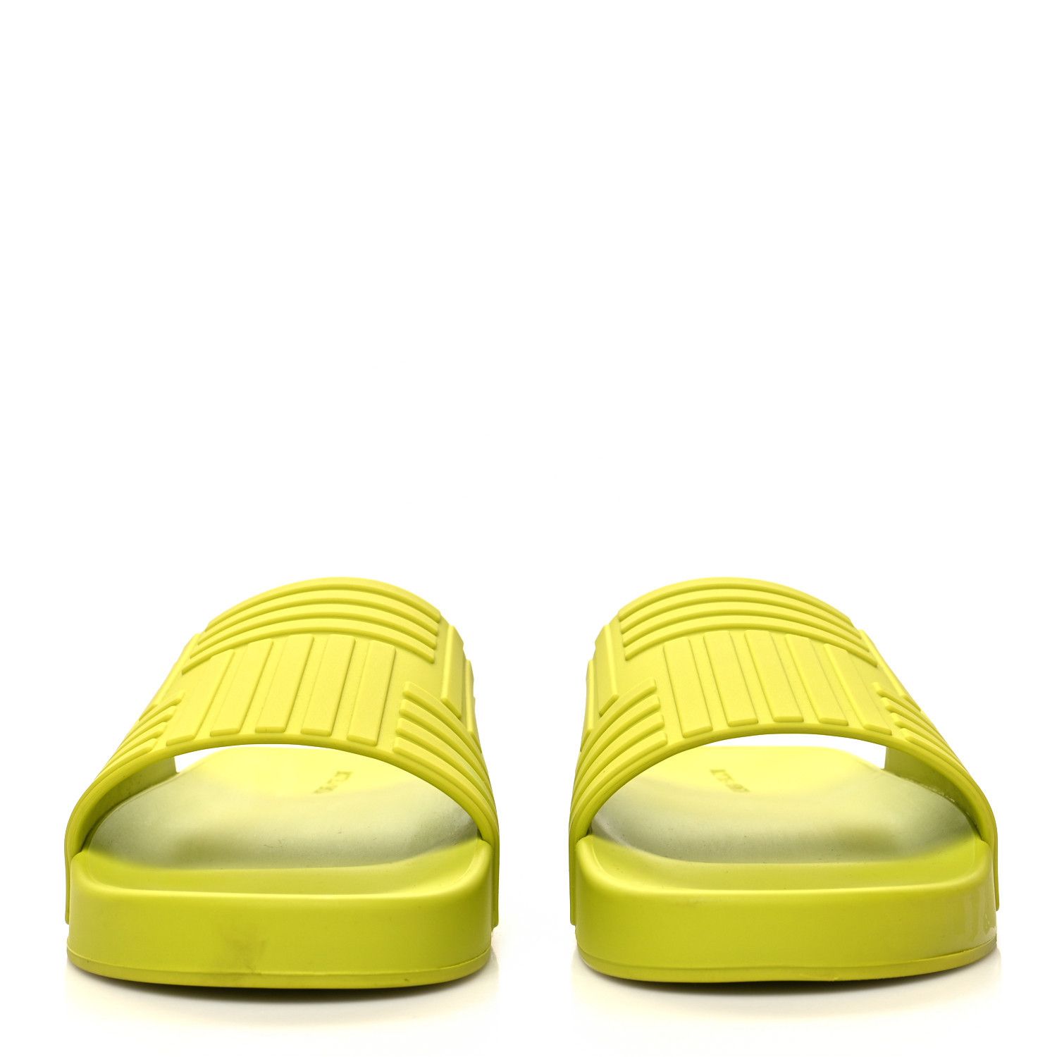 Bottega Veneta o1mle0325 Rubber Carpet Slides in Kiwi Size US 5 / IT 35 - 2 Thumbnail