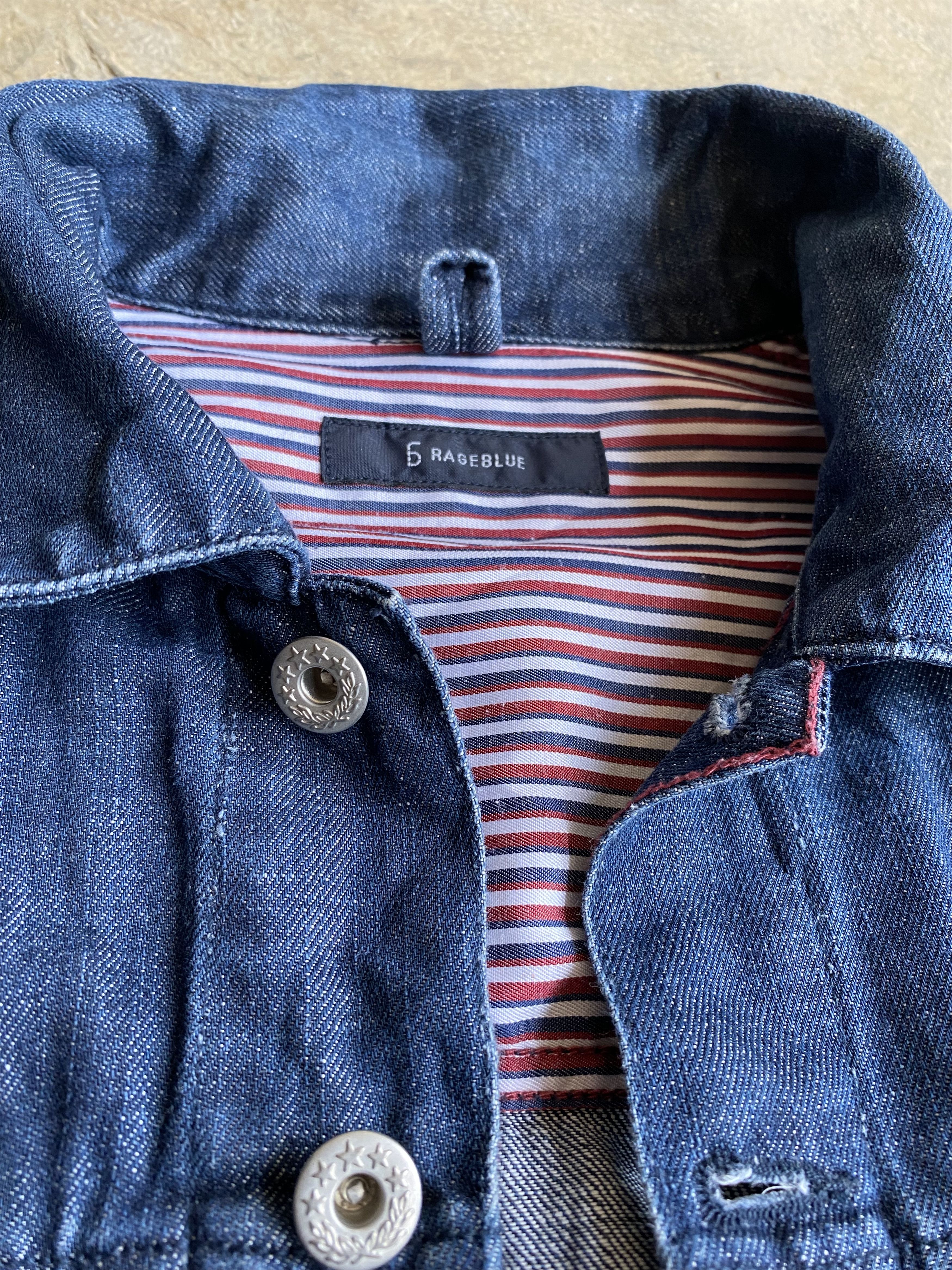 Japanese Brand Grageblue japan denim jacket Size US S / EU 44-46 / 1 - 5 Thumbnail