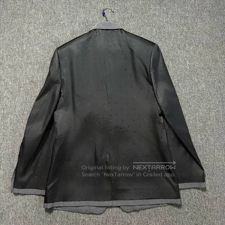 Dior Dior 23ss catwalk black and gray stitching logo suit Size 50R - 2 Thumbnail