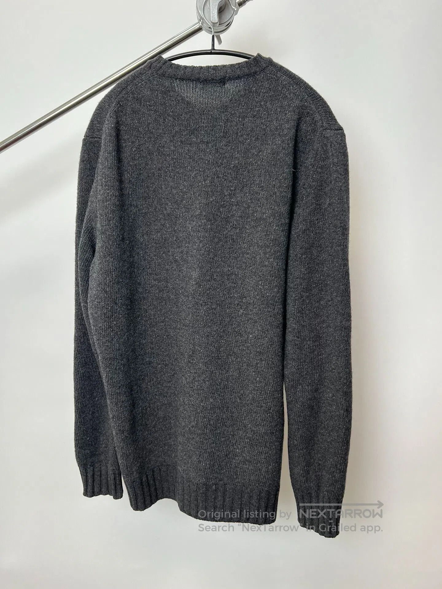 Helmut Lang Helmut Lang 1999AW Gray Wool Sweater. Size US M / EU 48-50 / 2 - 5 Thumbnail