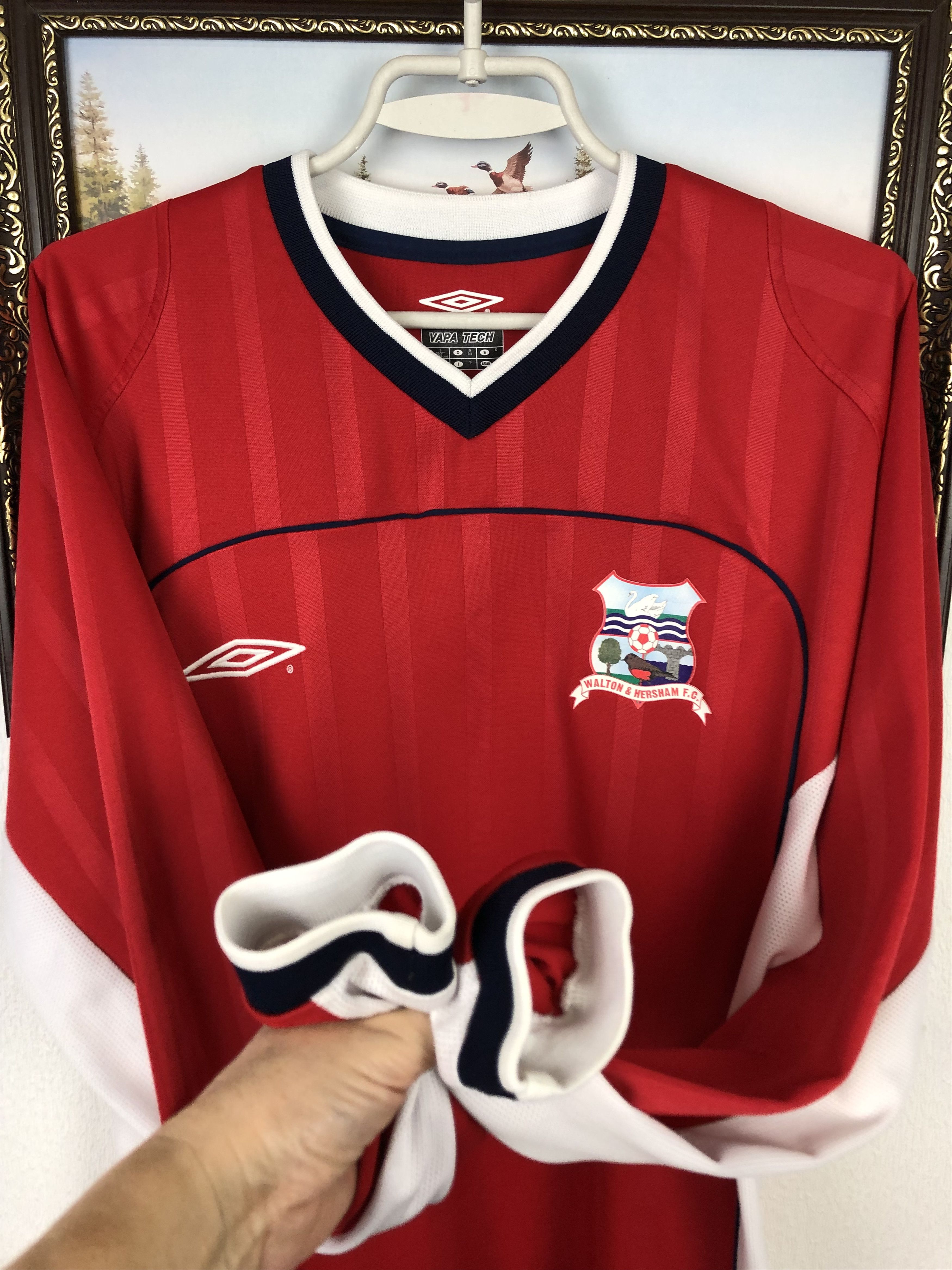 Umbro Vintage Walton & Hersham Football Shirt Jersey Tee Hype Size US S / EU 44-46 / 1 - 6 Thumbnail