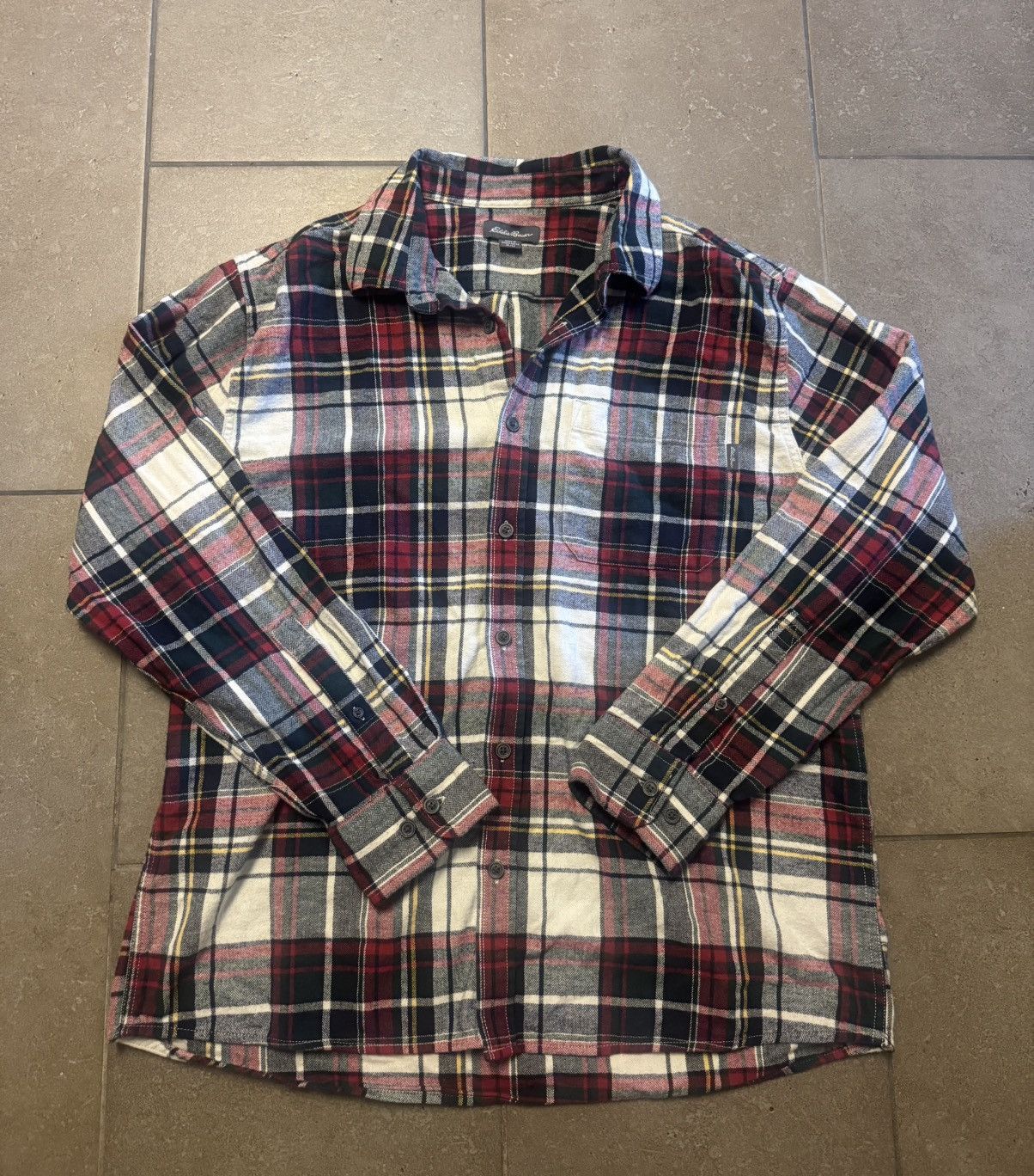 Eddie Bauer Vintage Eddie Bauer Red Plaid Flannel Size US XL / EU 56 / 4 - 3 Thumbnail