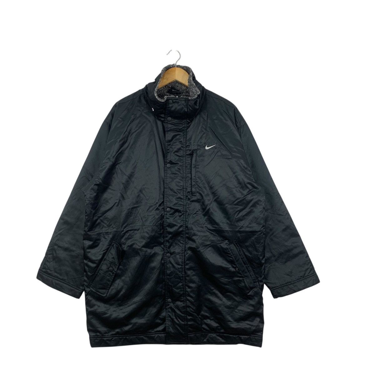 Nike Vintage NIKE SHEARLING Wind Proof Water Repellent Coach Size US L / EU 52-54 / 3 - 3 Thumbnail