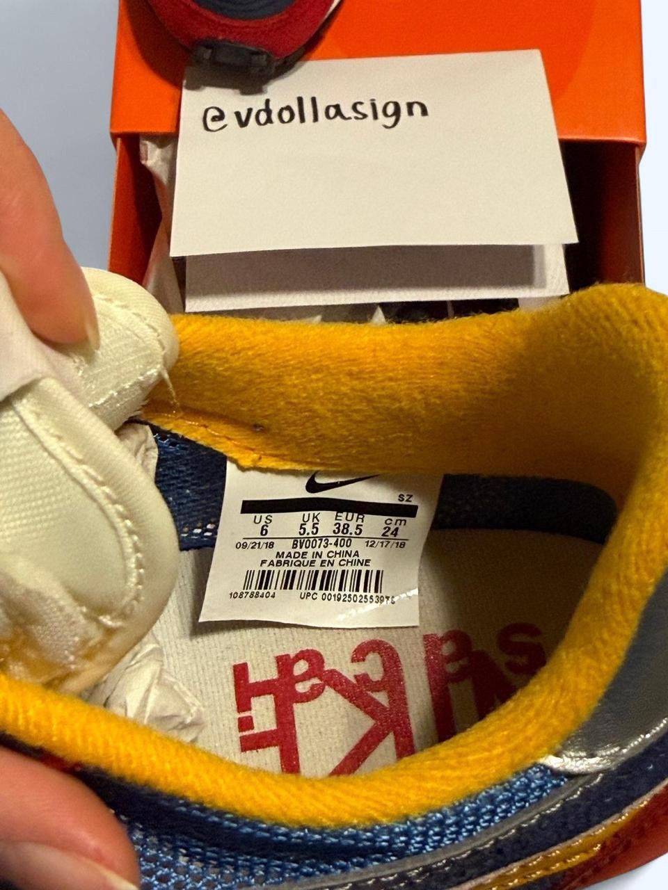 Nike × Sacai 2018 Nike x sacai waffles Size US 6 / EU 39 - 8 Thumbnail