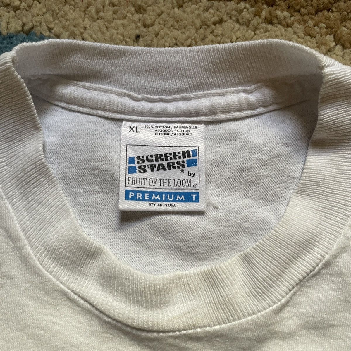 Vintage 90’s Tintin tee Size US XL / EU 56 / 4 - 6 Thumbnail