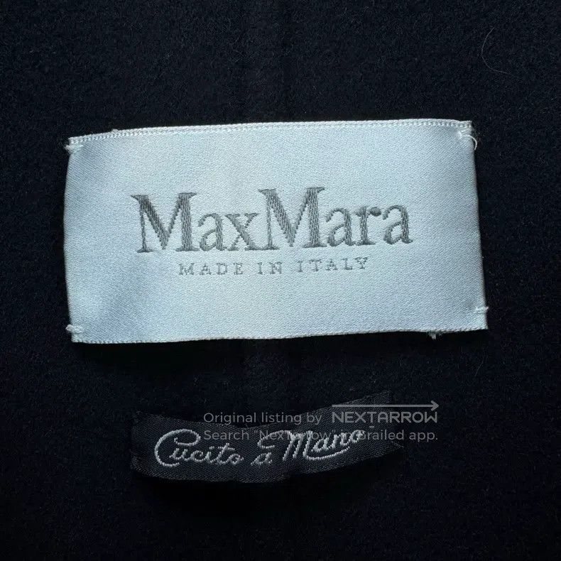 Max Mara Max Mara Black Cashmere Overcoat Size S / US 4 / IT 40 - 5 Thumbnail