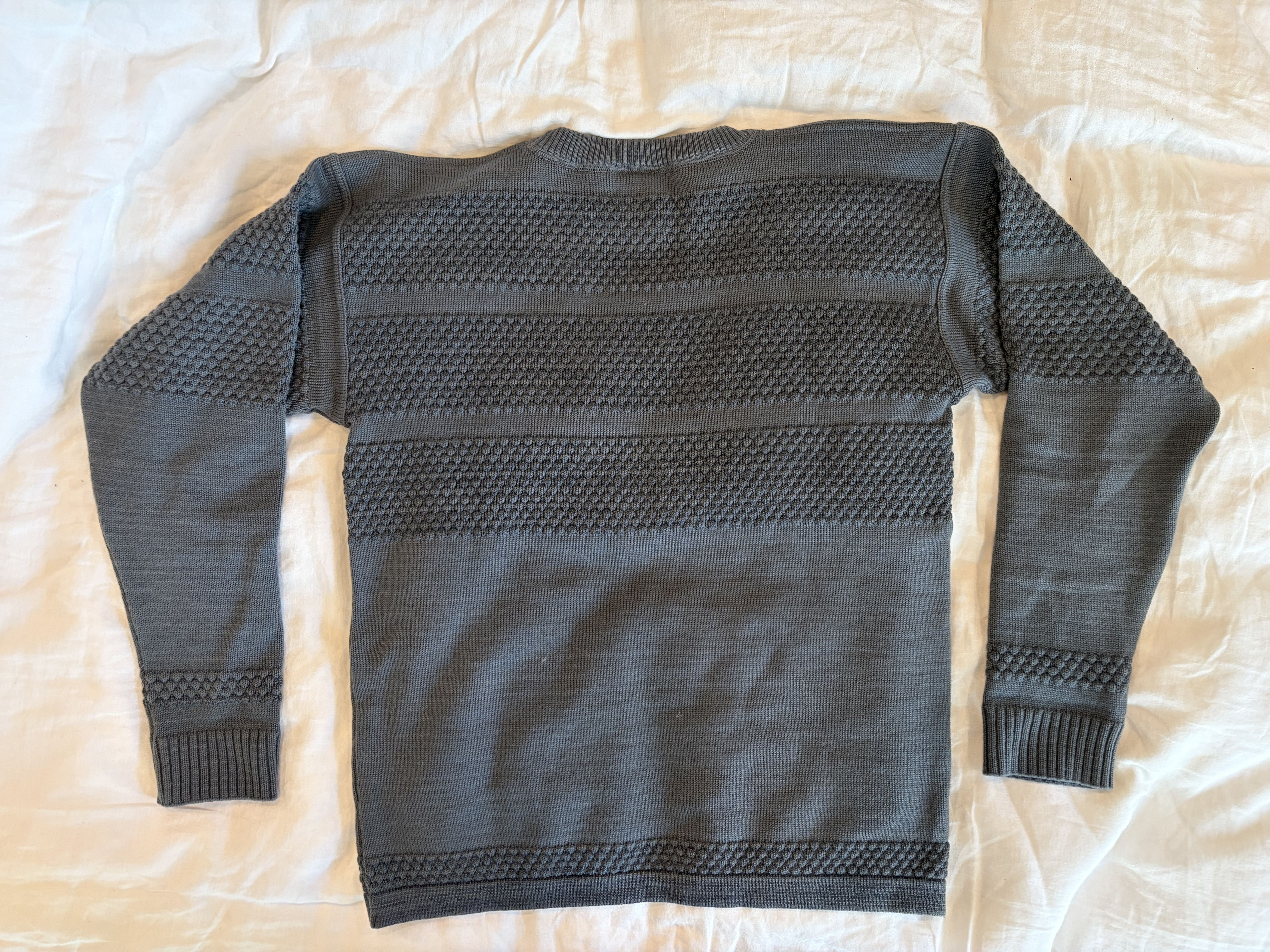 S.N.S. Herning S.N.S. Herning "Fisherman II" Bubble Knit - Storm Grey - 2XL Size US XXL / EU 58 / 5 - 1 Thumbnail