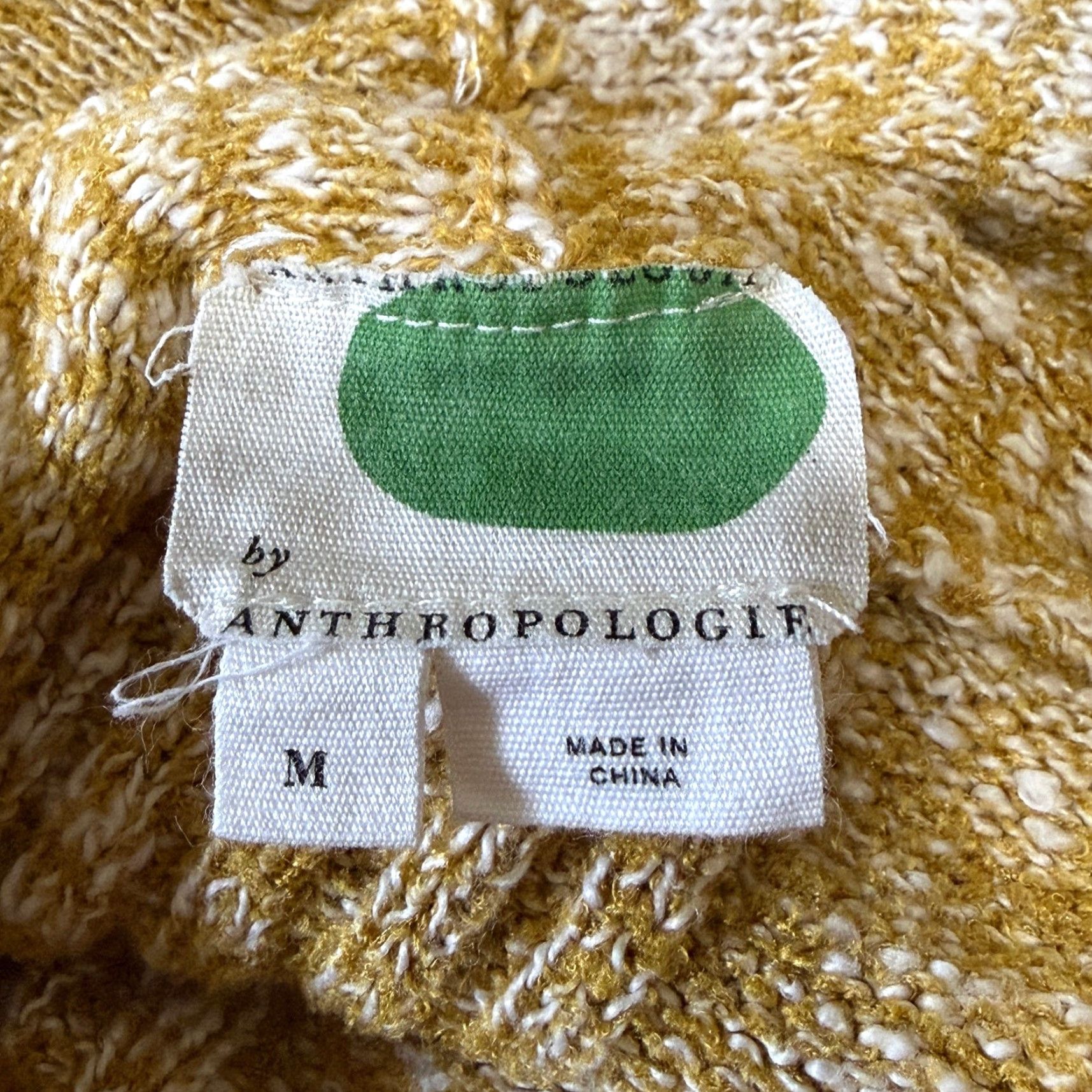 Anthropologie Anthropologie Cardigan Women's M Mustard Marled Open Front Sweater Size M / US 6-8 / IT 42-44 - 3 Thumbnail