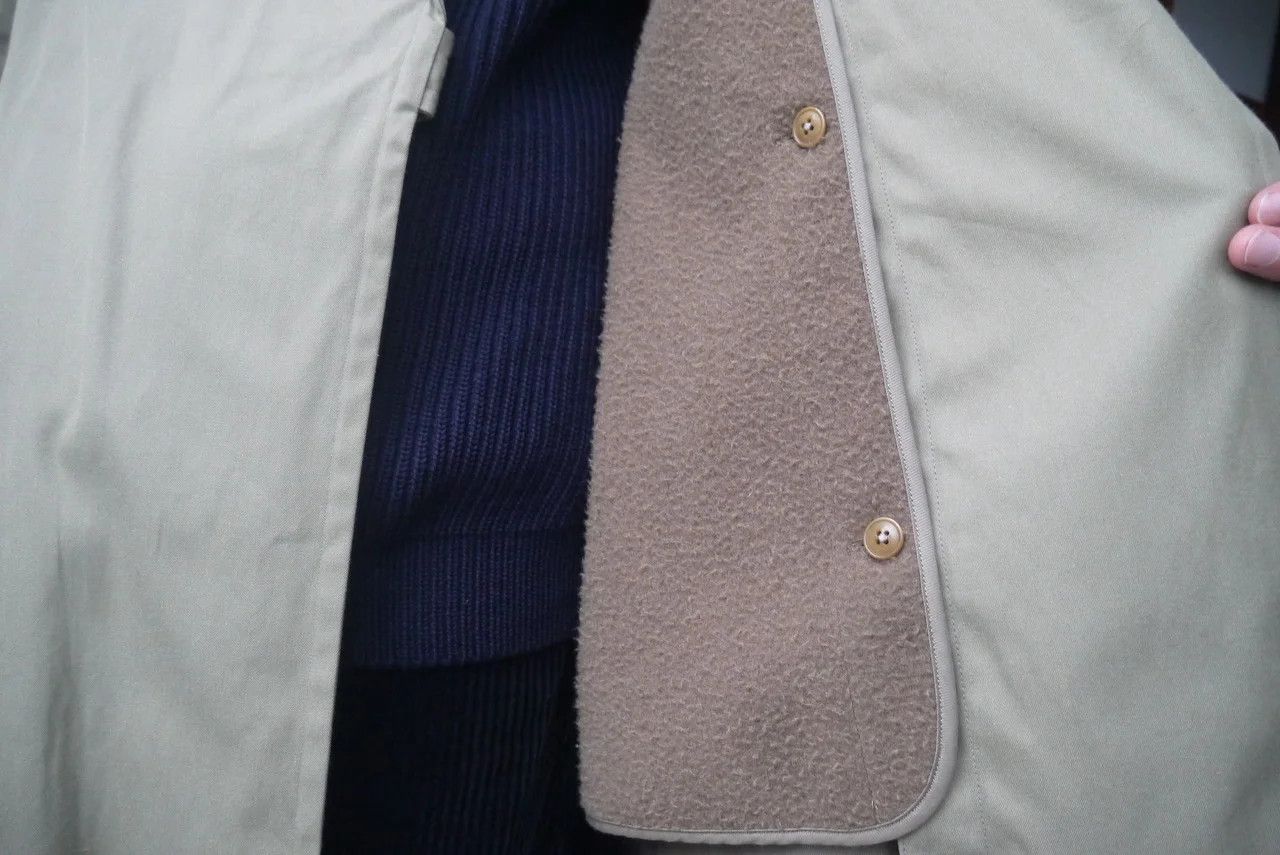 Comoli COMOLI COTTON GABARDINE TIELOCKEN COAT W/ WOOL LINER Size US M / EU 48-50 / 2 - 4 Thumbnail