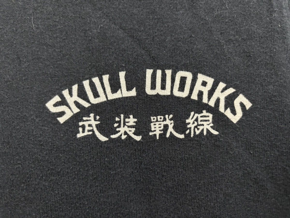 Japanese Brand CROWS 🇯🇵 SKULL WORKS JET MOON EMBROIDERED SKULL CROSSBONE Size US S / EU 44-46 / 1 - 5 Thumbnail