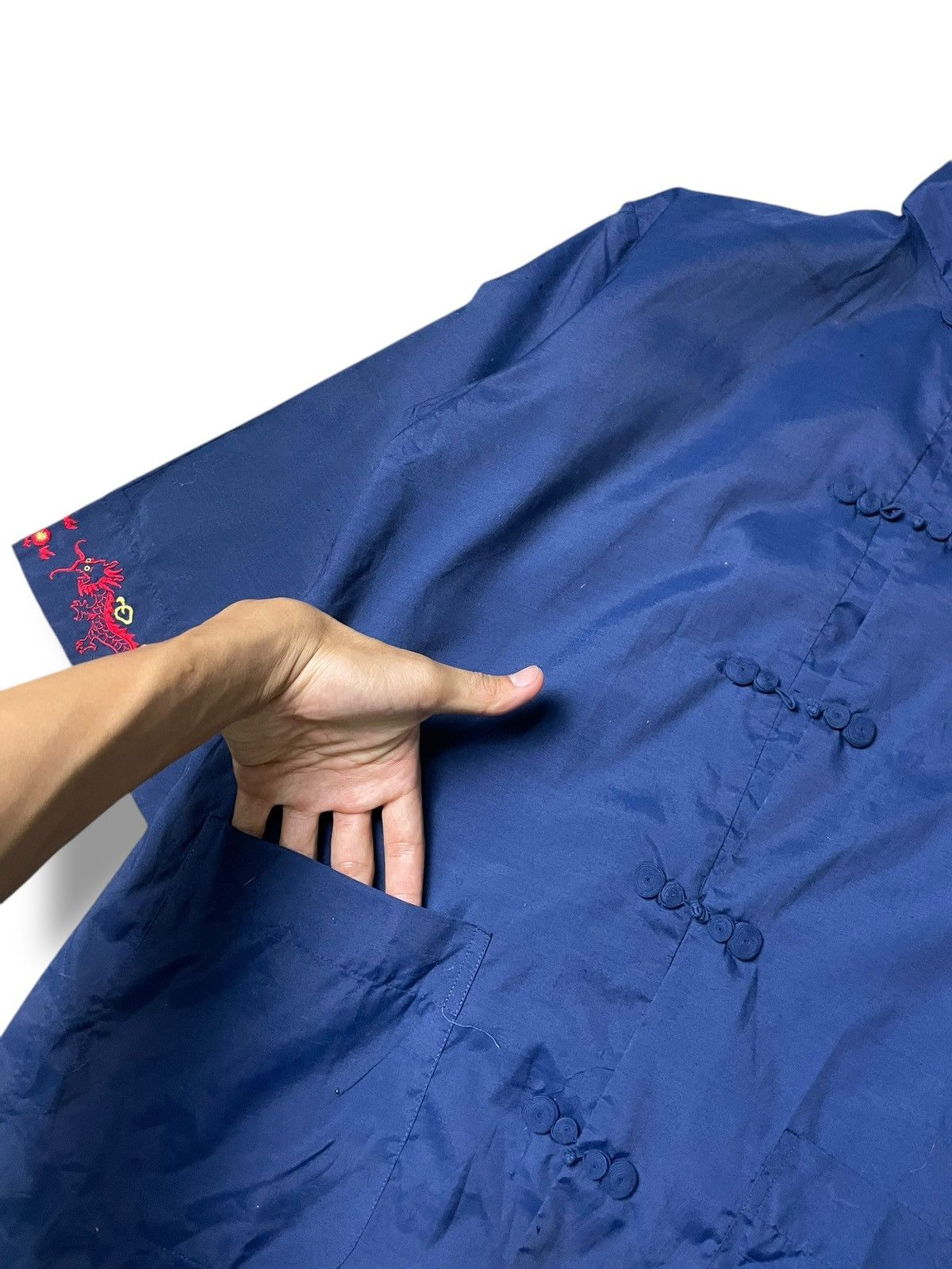 Japanese Brand × Vintage Vintage Health Brand Dragon Embroidered Tang Suit (83) Size US M / EU 48-50 / 2 - 5 Thumbnail