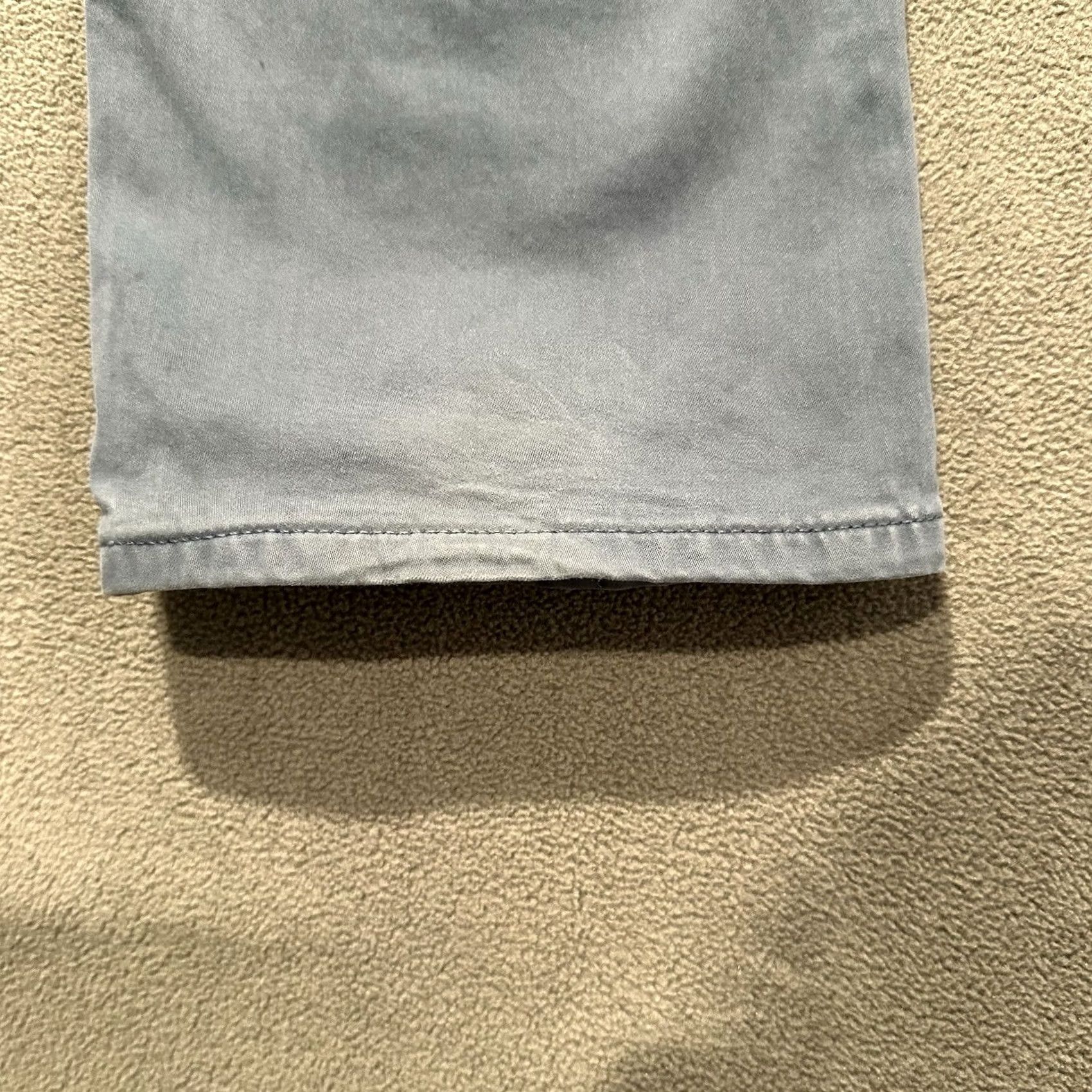 Vintage AG Adriano Goldschmied Pants Mens 33x34 Light Blue Everett Slim Straight Chino GUC Size US 33 - 7 Thumbnail