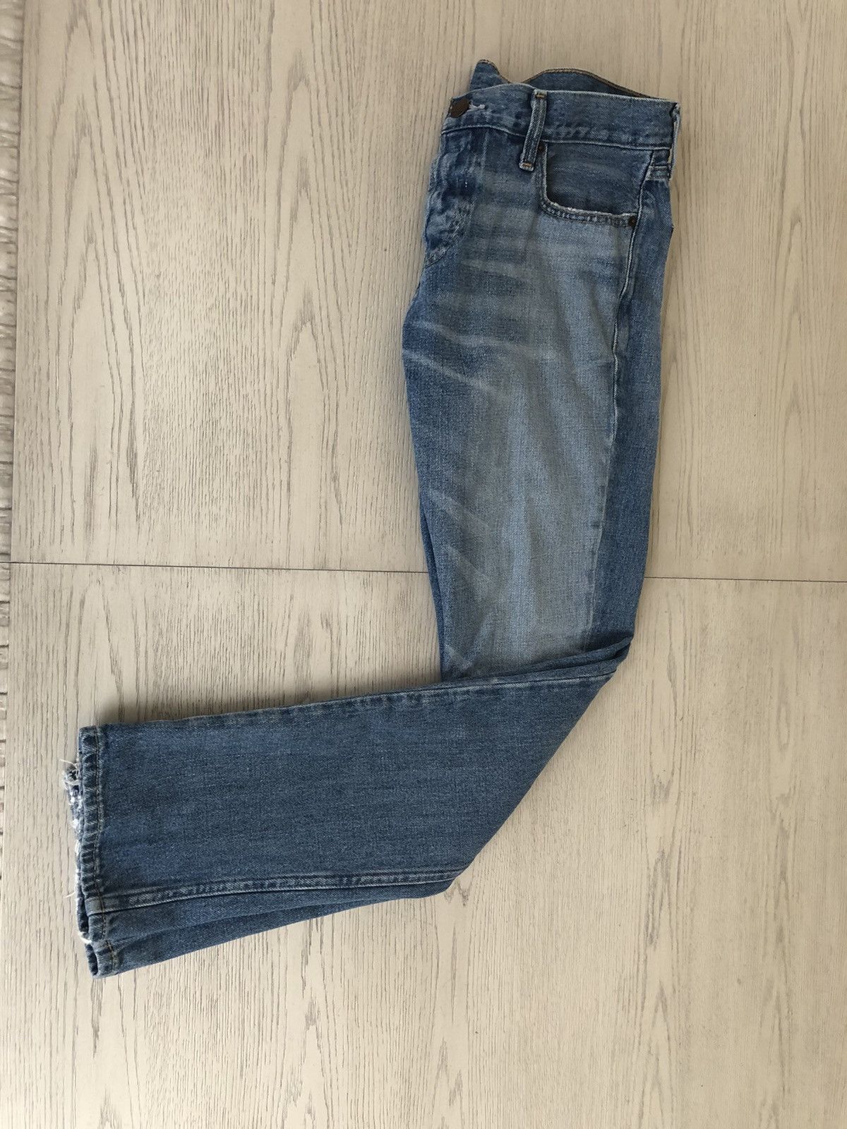Hollister HOLLISTER Light Wash Stretch Denim Skinny Jean Men's Blue Size US 33 - 2 Thumbnail